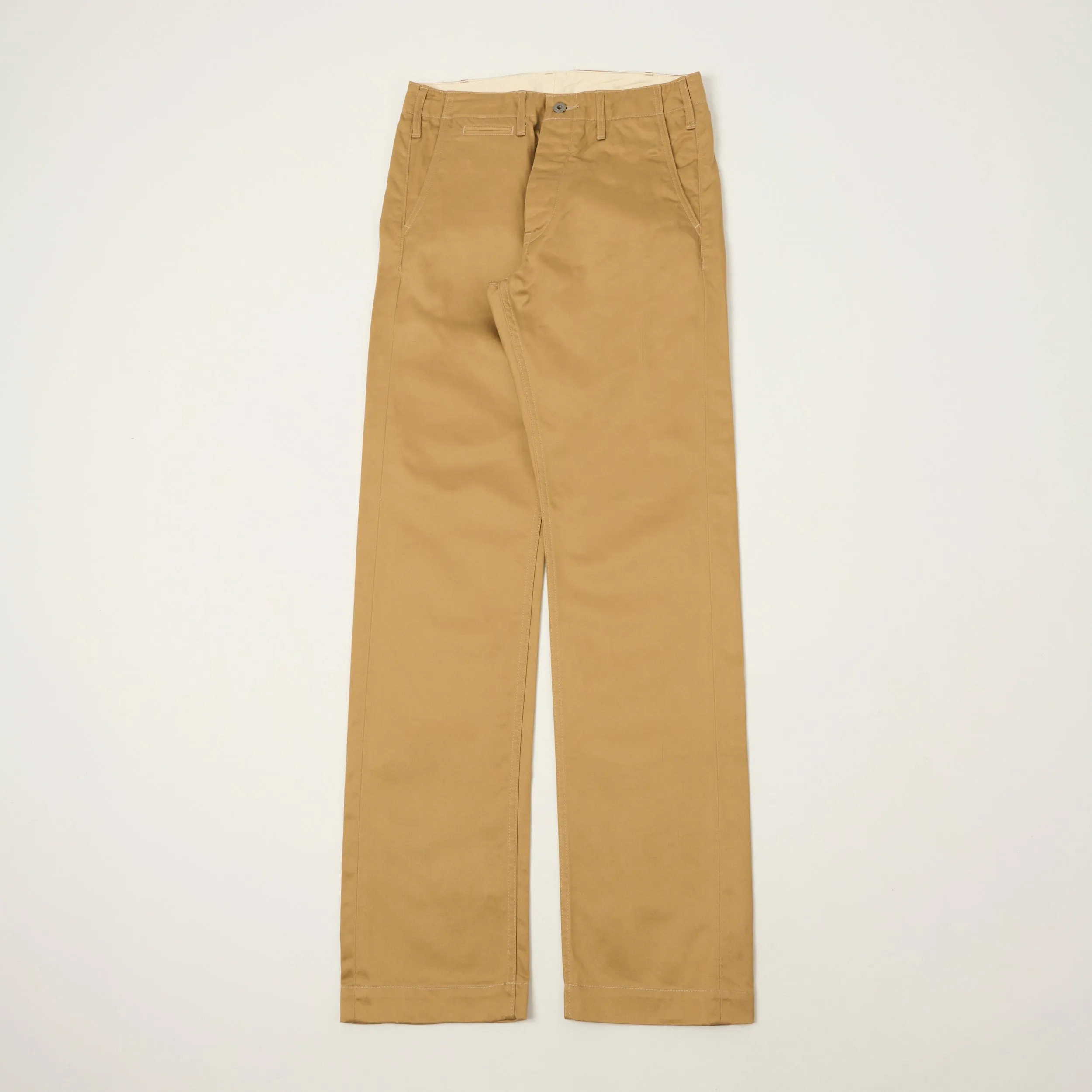 ONI Denim 747-WP Slim Straight 'West Point' Chino - Khaki sold by Son of a Stag