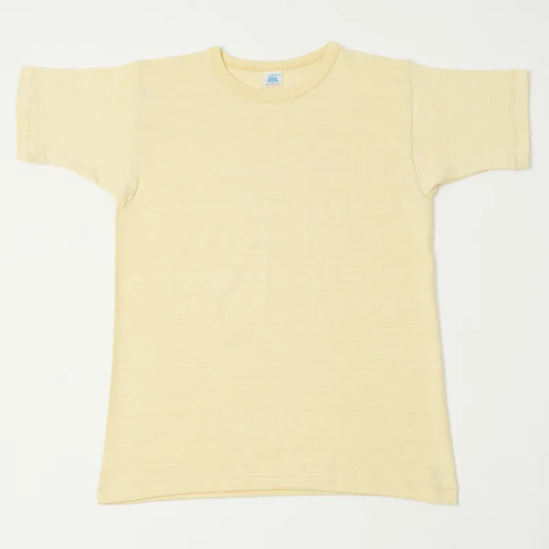 John Gluckow Lot. JG-CS06 Plain Tee - Yellow made by Son of a Stag