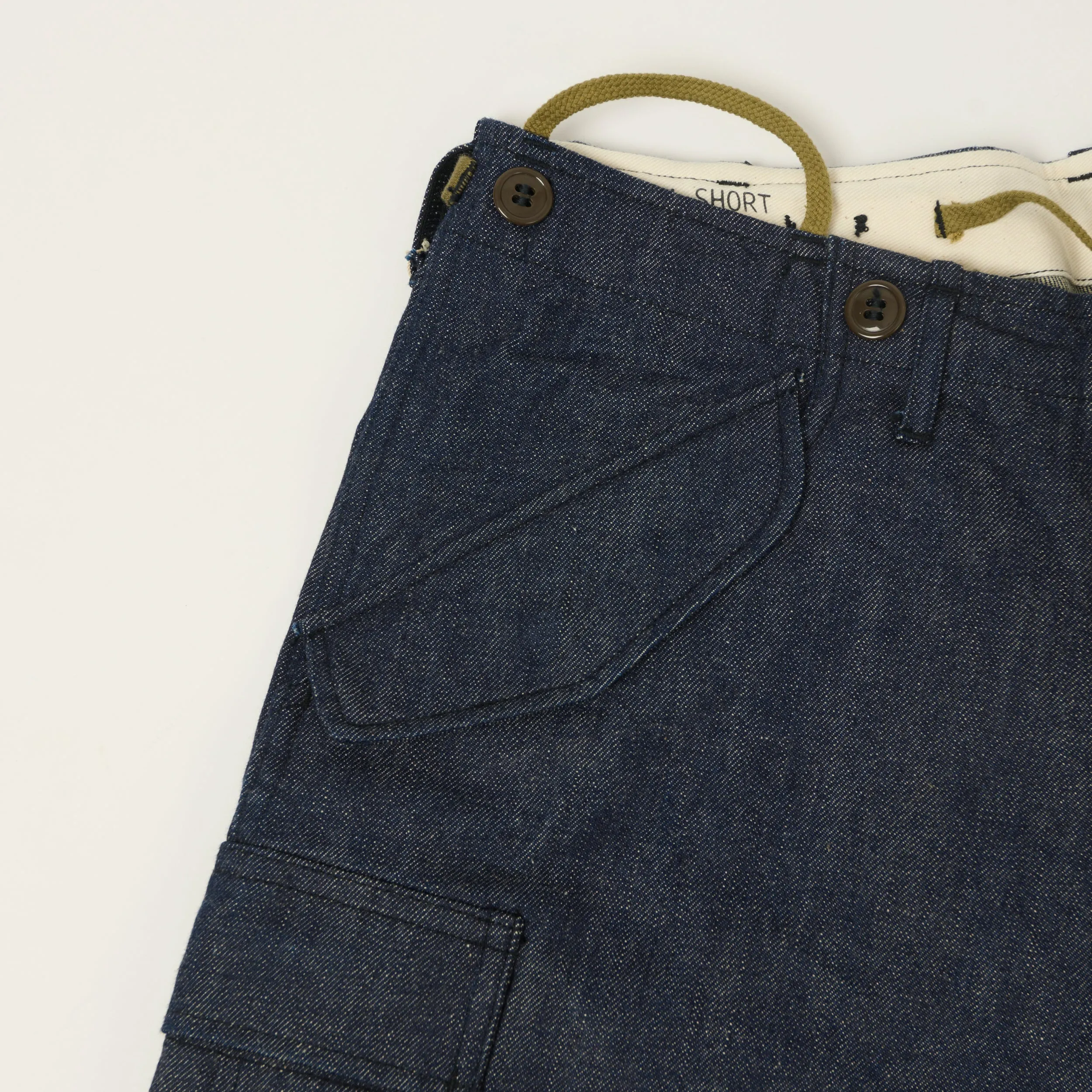 Buzz Rickson's M-1951 Denim Civilian Shorts - Rinsed sold by Son of a Stag product image thumbnail 3