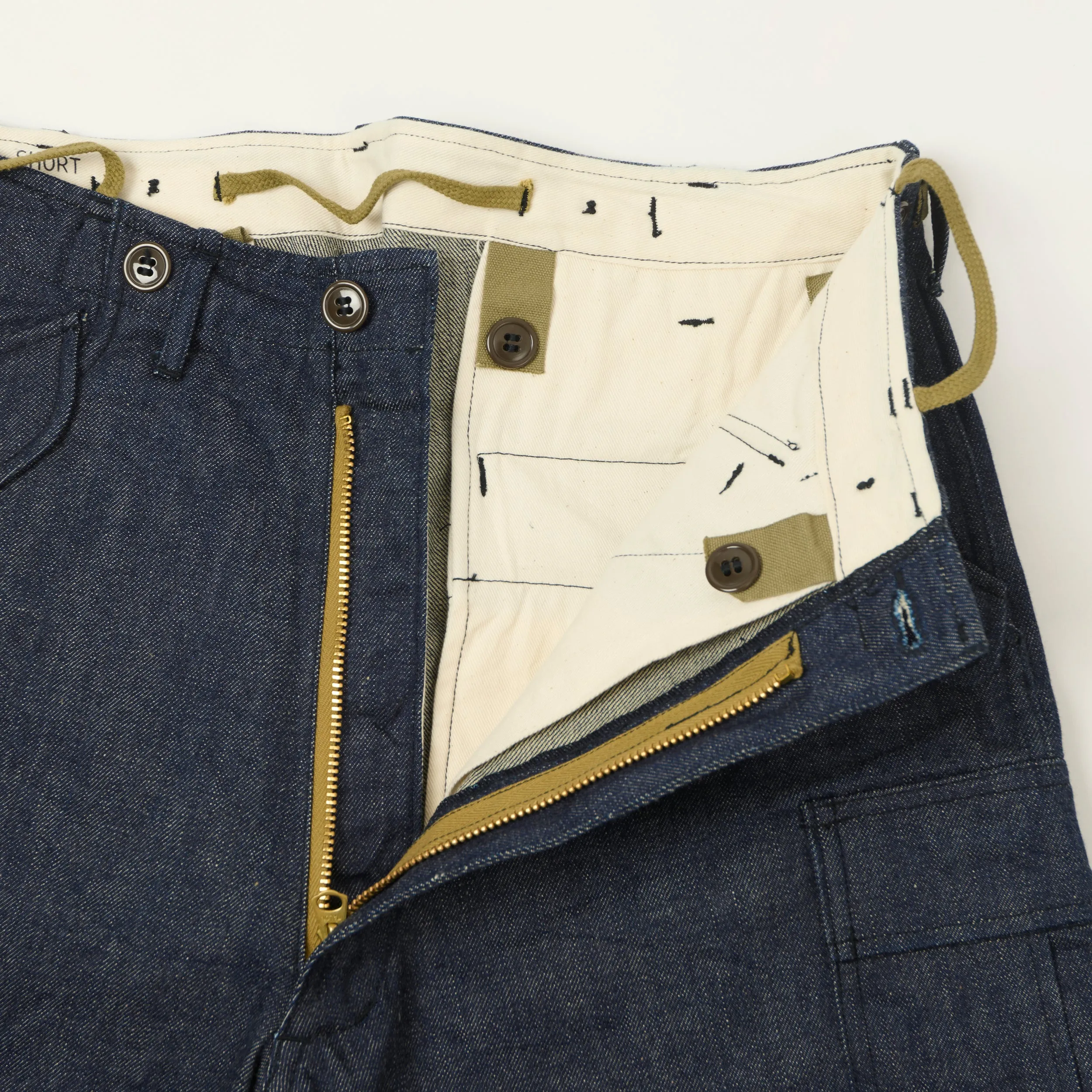 Buzz Rickson's M-1951 Denim Civilian Shorts - Rinsed sold by Son of a Stag product image thumbnail 4