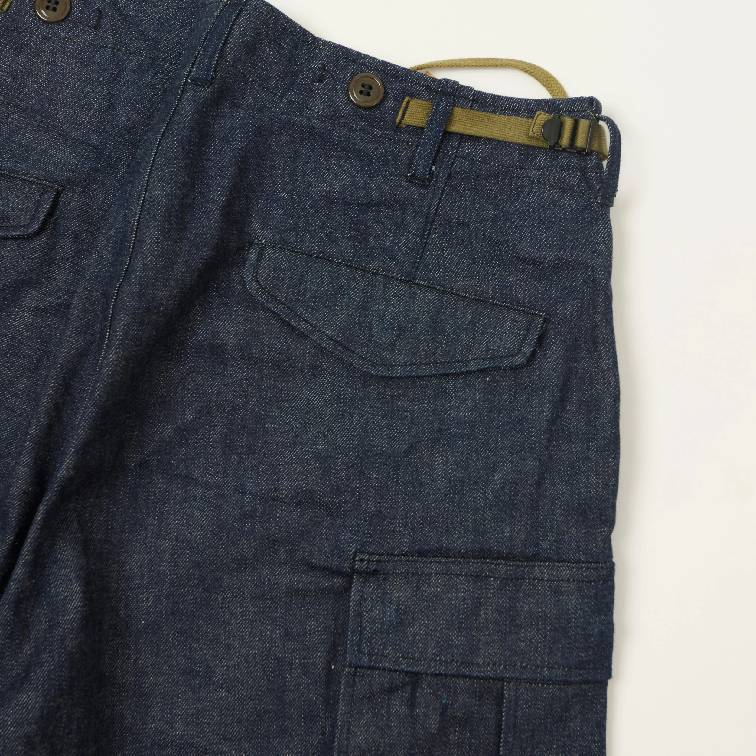Buzz Rickson's M-1951 Denim Civilian Shorts - Rinsed sold by Son of a Stag product image thumbnail 2