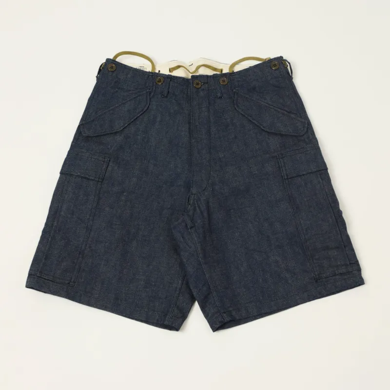 Buzz Rickson's M-1951 Denim Civilian Shorts - Rinsed made by Buzz Rickson’s
