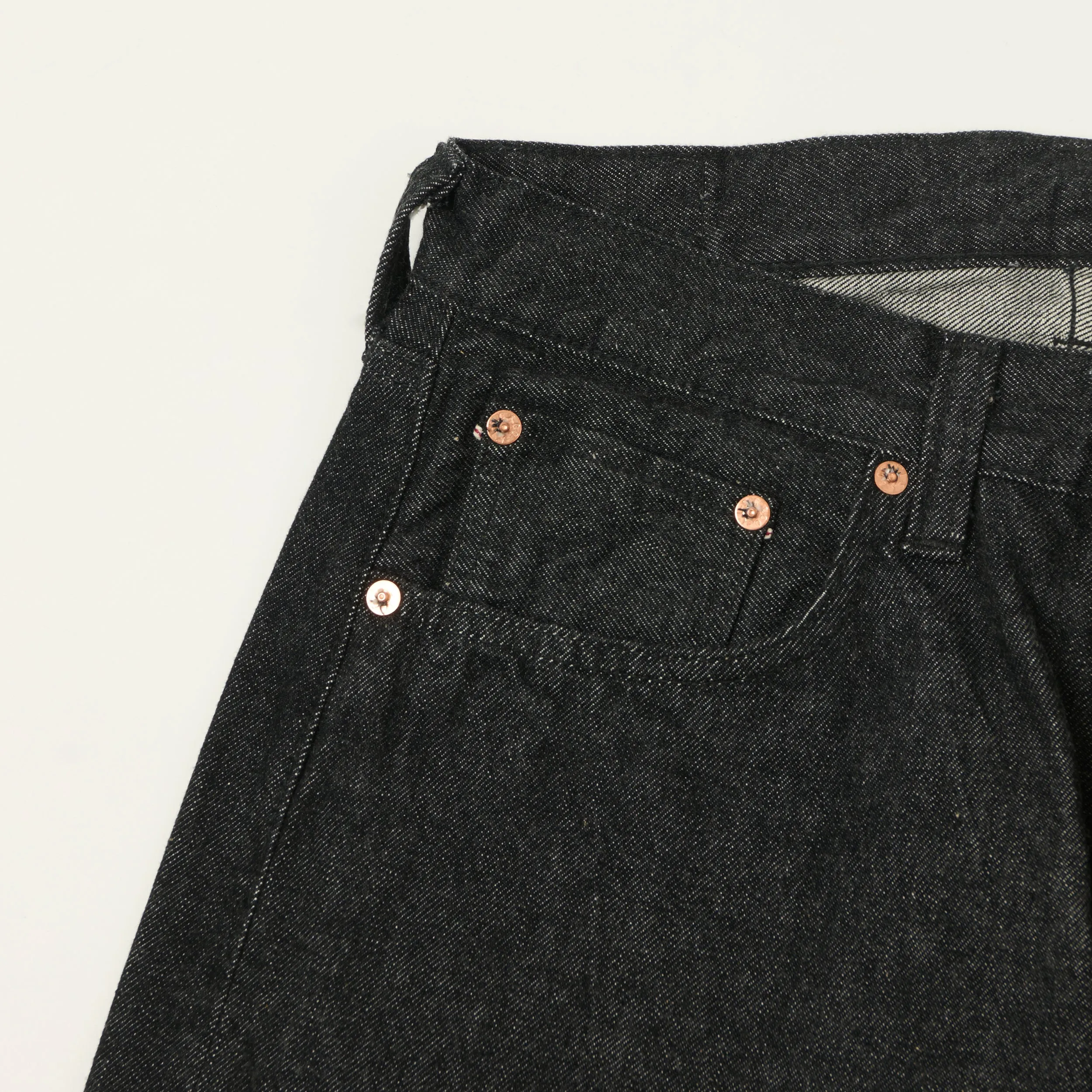 Sugar Cane 1947 Model 14.25oz Regular Straight Jean - Black One Wash sold by Son of a Stag product image thumbnail 5
