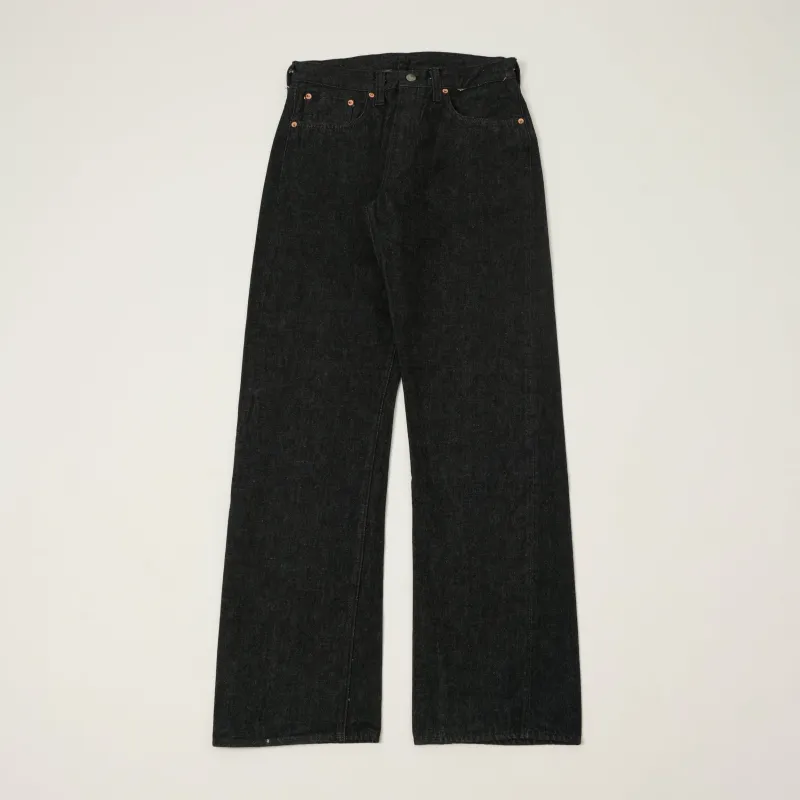 Sugar Cane 1947 Model 14.25oz Regular Straight Jean - Black One Wash made by Sugar Cane