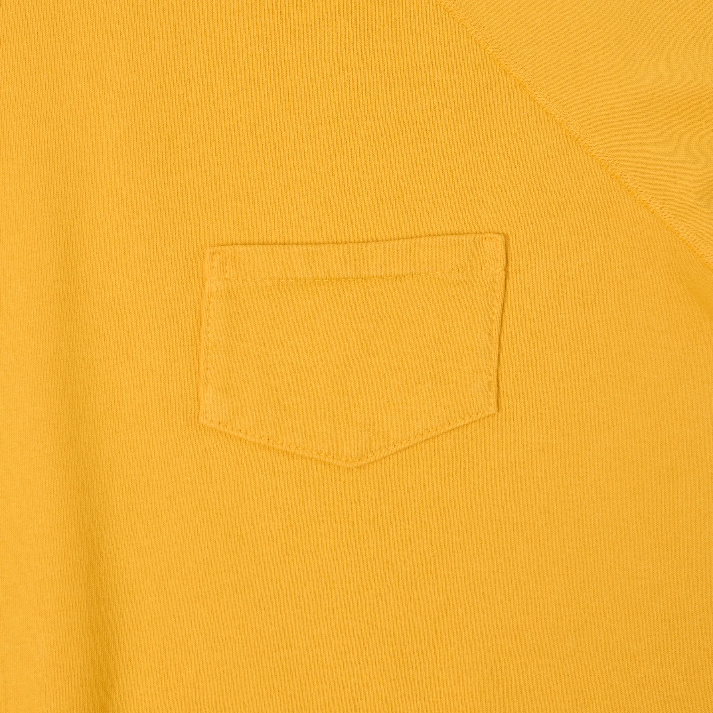 Warehouse & Co 4105 Short Sleeve Pocket Sweatshirt - Yellow sold by Son of a Stag product image thumbnail 3
