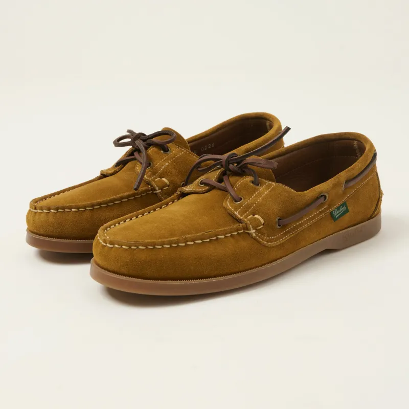 Paraboot Barth Marine Boat Shoe - Miel-Vel Fauve made by Paraboot