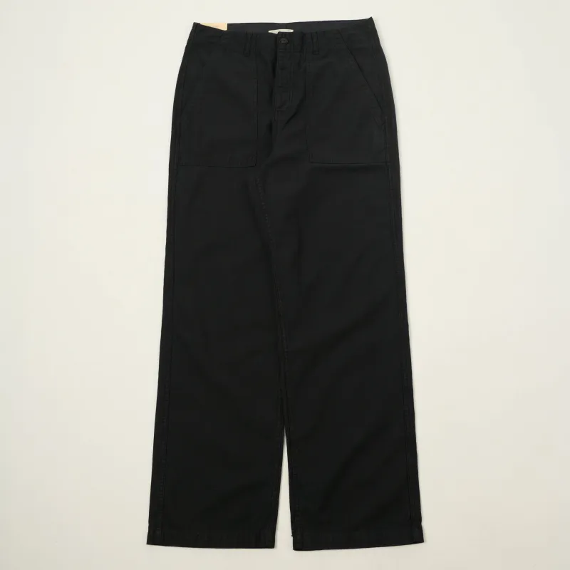 Merz b. Schwanen Reverse Sateen Fatigue Pants - Storm Black made by Merz B. Schwanen