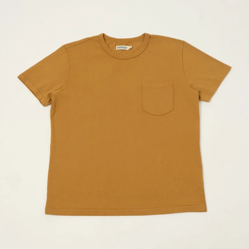 Freenote Cloth 13oz Pocket T-Shirt - Tobacco made by Freenote Cloth