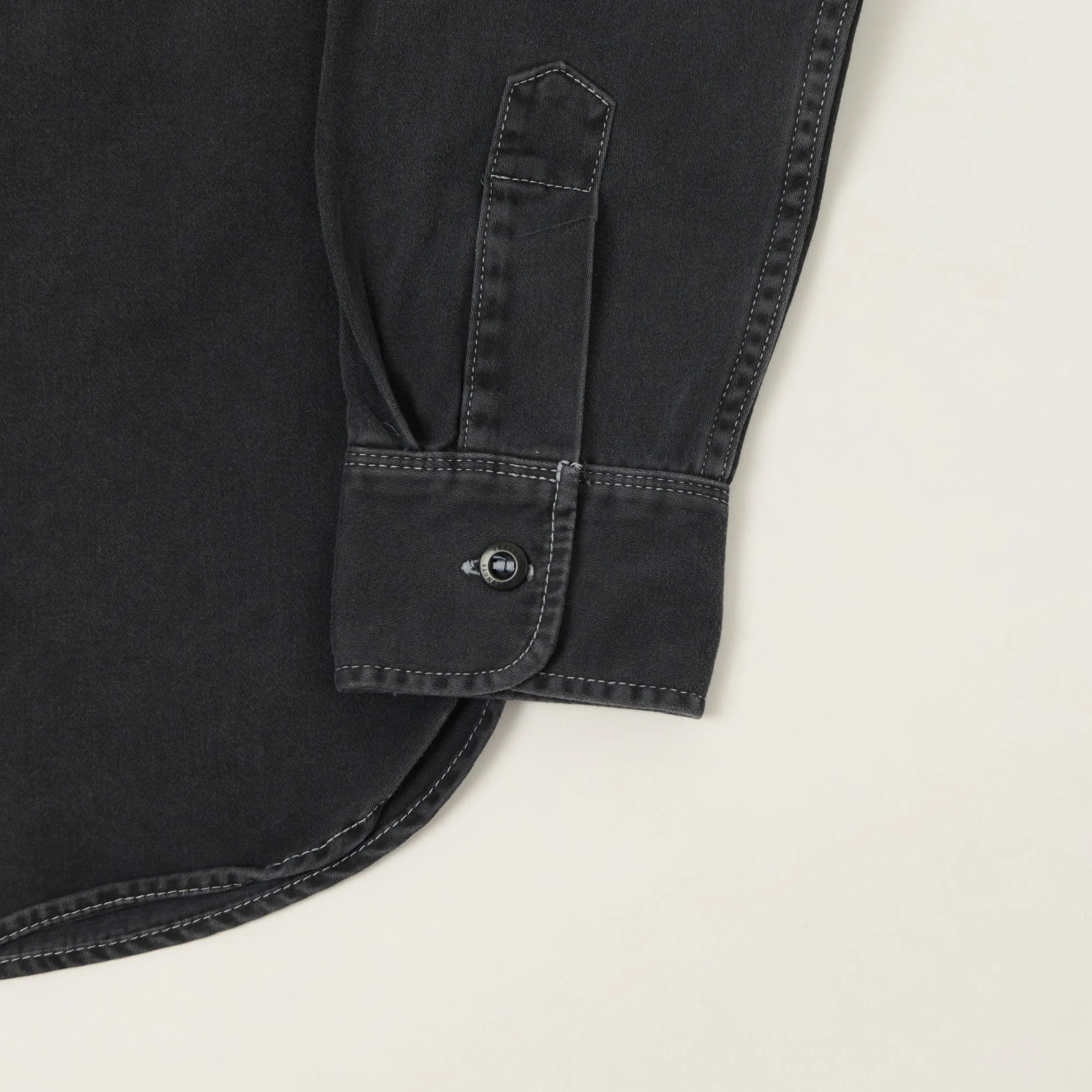 Freenote Cloth Sateen Work Shirt - Black sold by Son of a Stag product image thumbnail 3