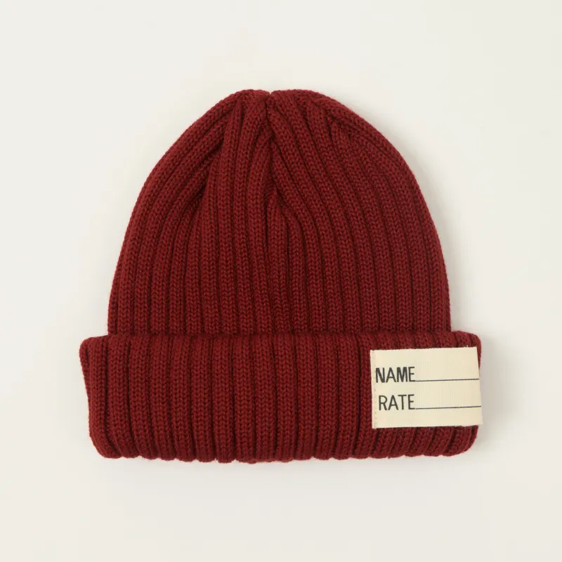 FULLCOUNT 6263 U.S Navy Wool Watch Cap - Renga made by Full Count