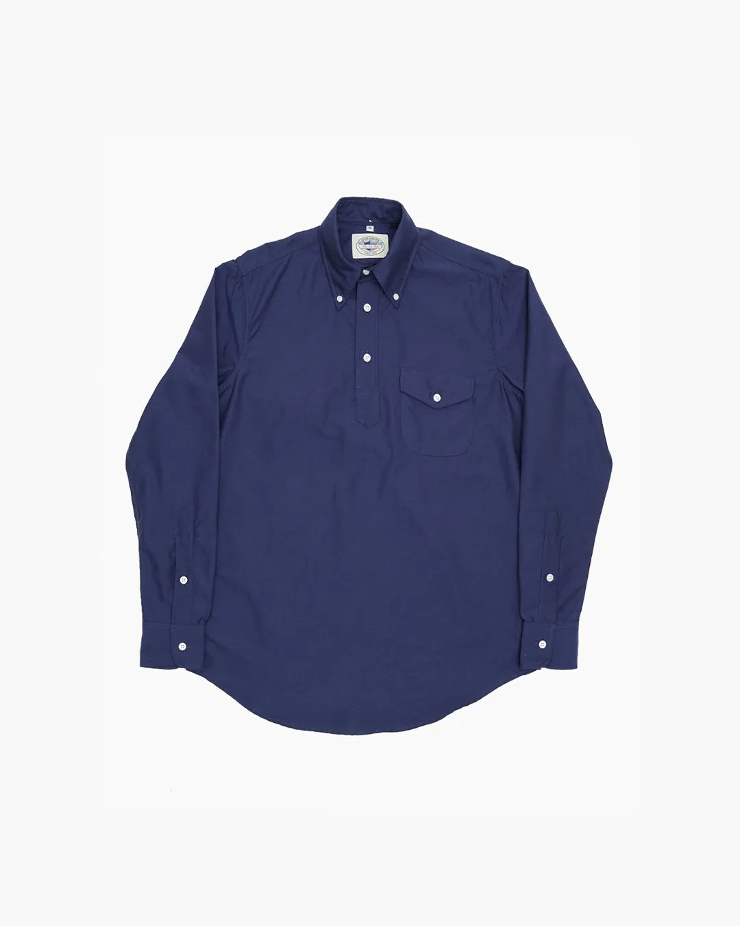Navy Ivy League Popover Shirt sold by John Simons