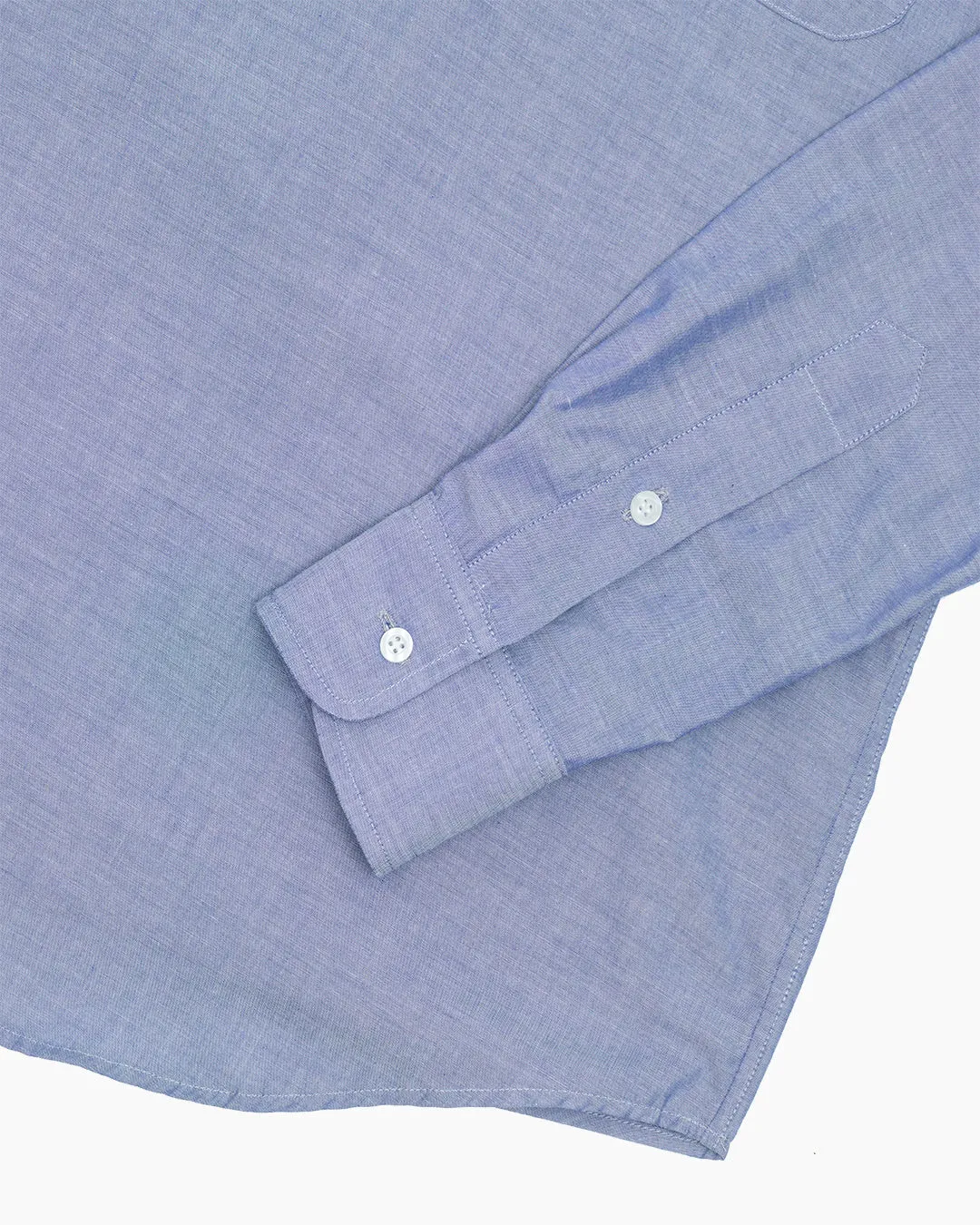 Chambray Ivy League Popover Shirt sold by John Simons product image thumbnail 4