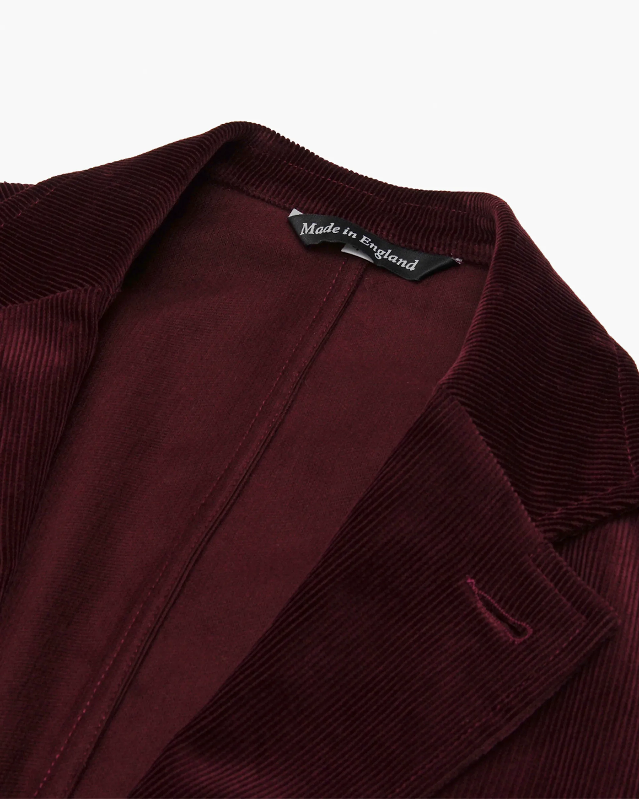 Burgundy Needlecord Ivy Jacket sold by John Simons product image thumbnail 2