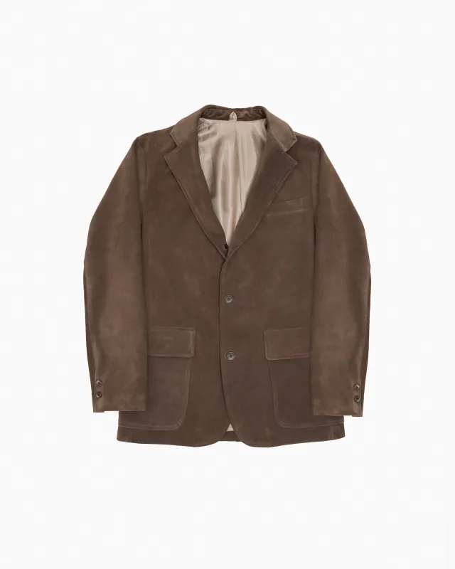 Brown Suede Ivy Jacket made by John Simons