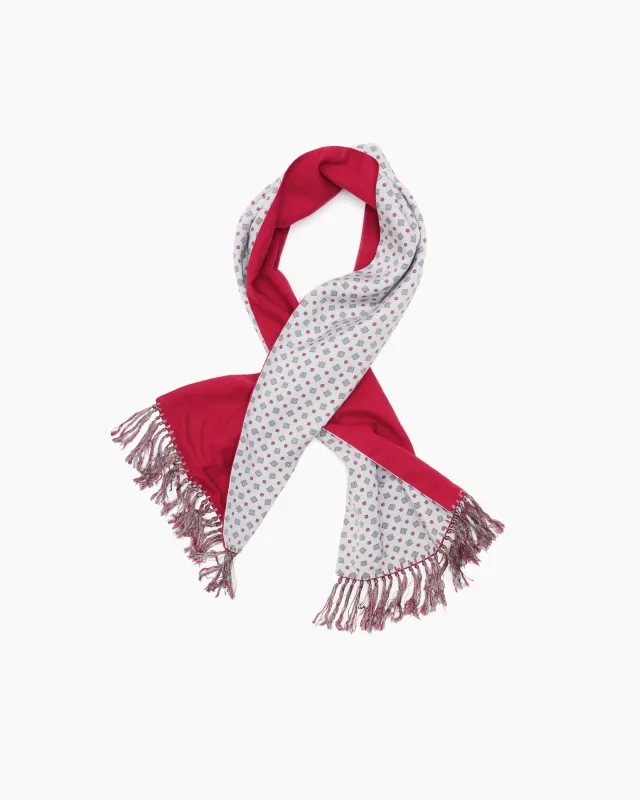 Vintage Grey Square One Sided Scarf sold by John Simons