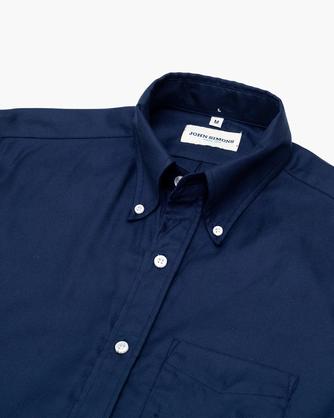 Navy Ivy Oxford Shirt sold by John Simons product image thumbnail 2