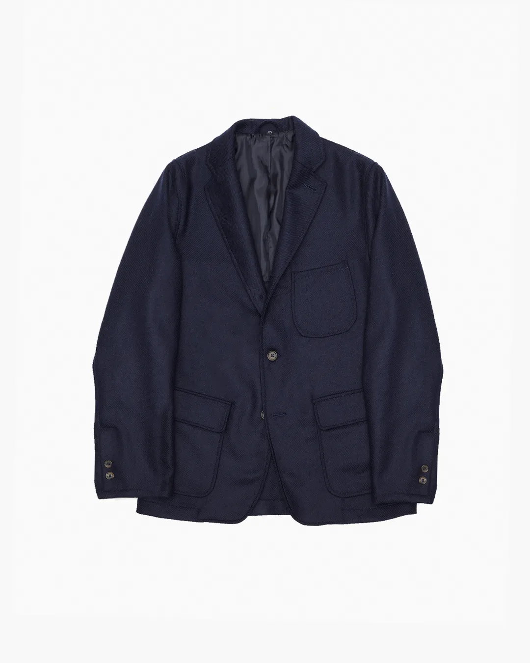 Navy Shetland Wool Ivy Jacket sold by John Simons