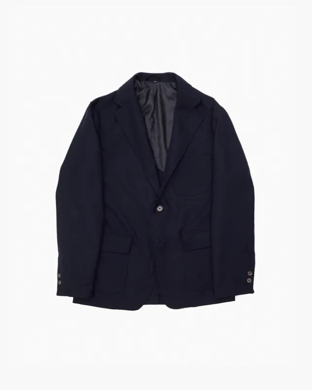 Navy Hopsack Ivy Jacket sold by John Simons
