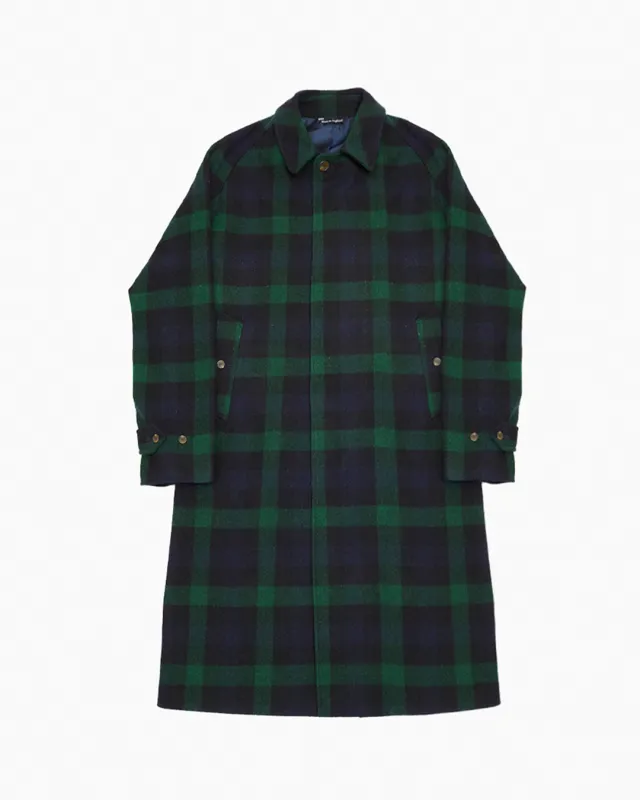 Full Length Blackwatch Tweed Overcoat sold by John Simons