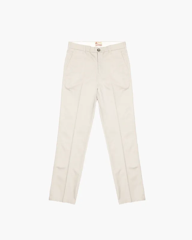 Natural Stay Press Trouser sold by John Simons