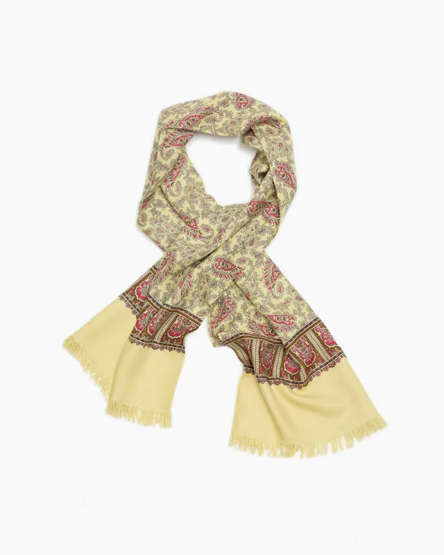 Vintage Royal Gold Paisley Scarf sold by John Simons