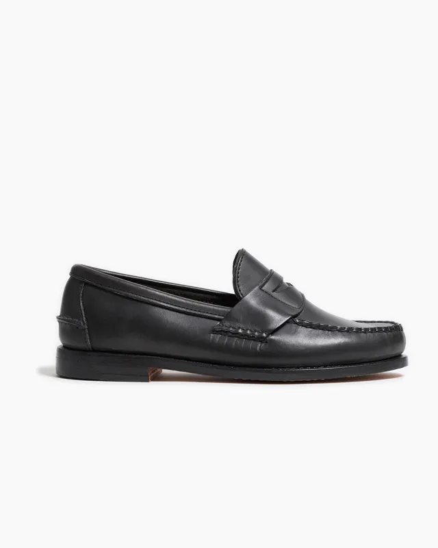 Black Pinch Penny Calf Leather Loafers sold by John Simons