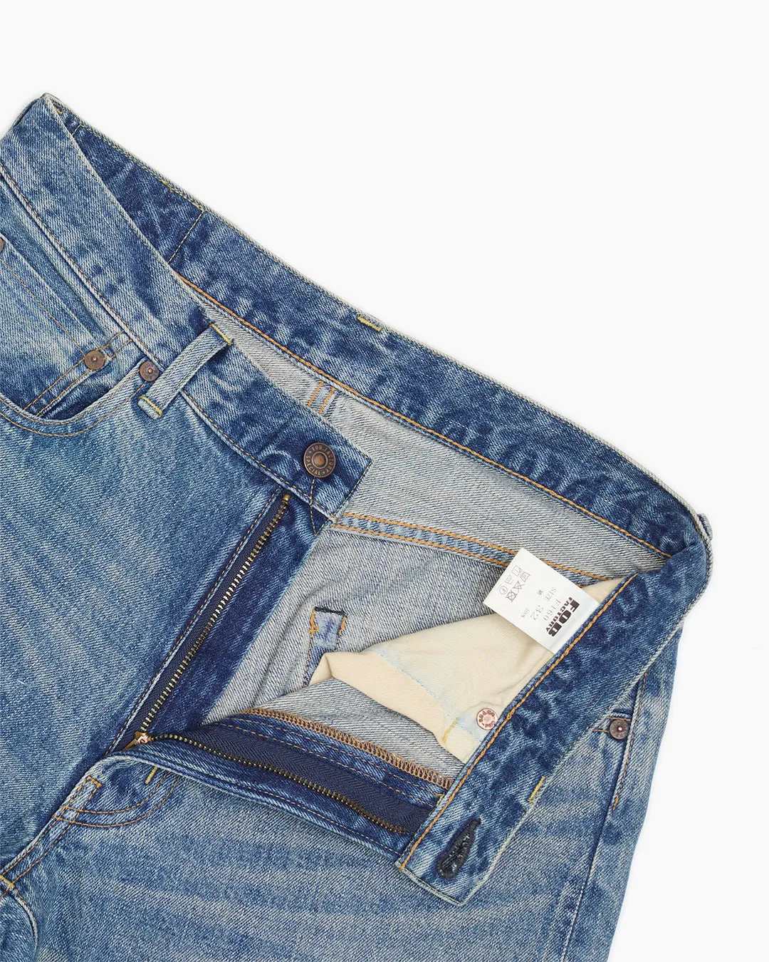 F160 Selvedge Denim Washed Jeans sold by John Simons product image thumbnail 5