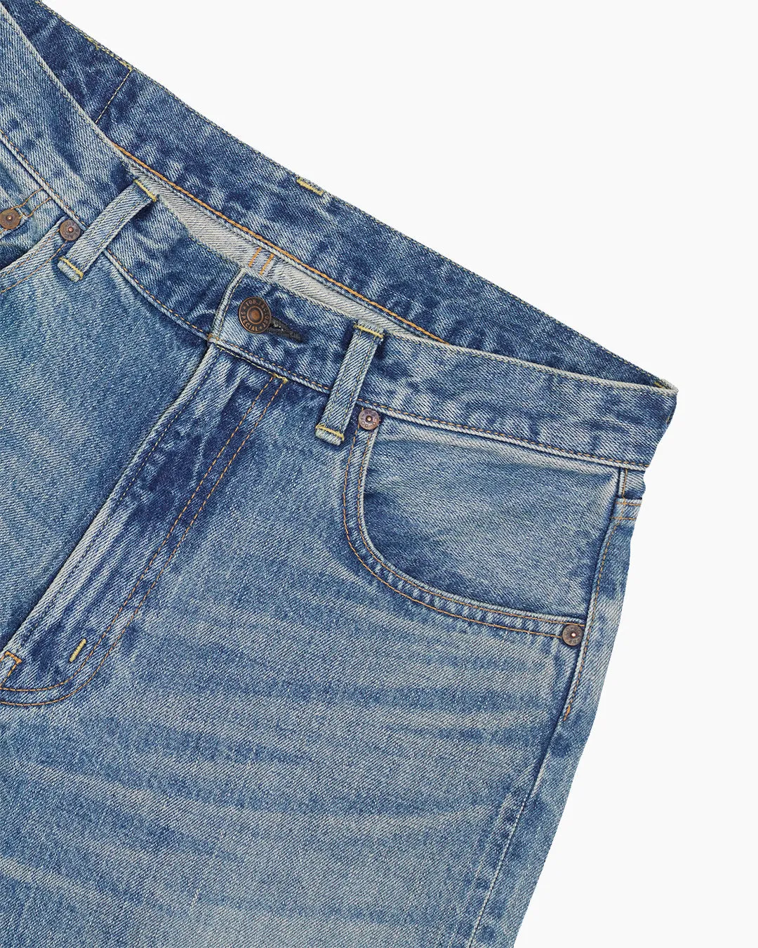 F160 Selvedge Denim Washed Jeans sold by John Simons product image thumbnail 4