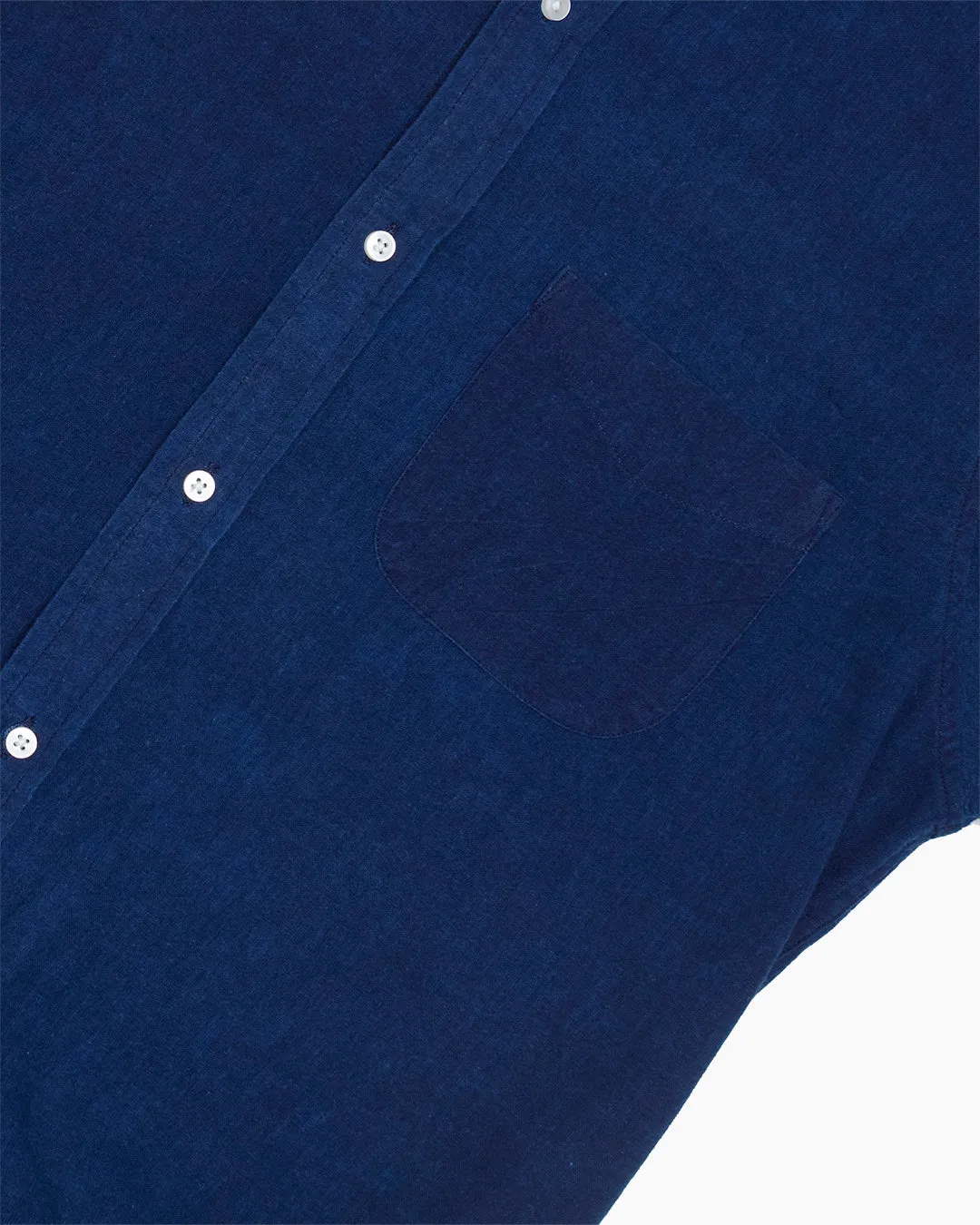 Indigo Handwoven Shirt sold by John Simons product image thumbnail 4