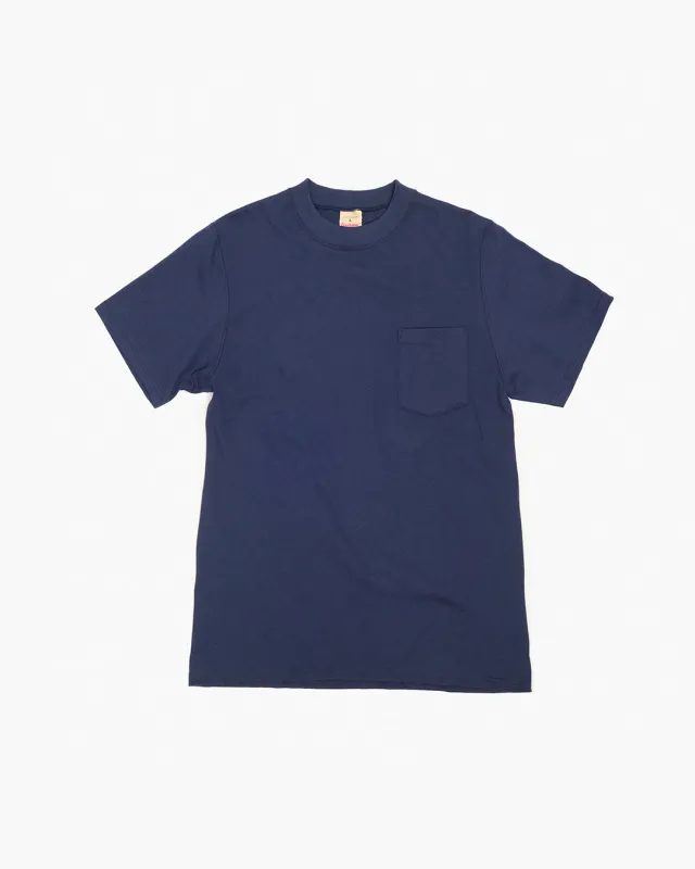Navy Heavyweight Pocket T Shirt sold by John Simons