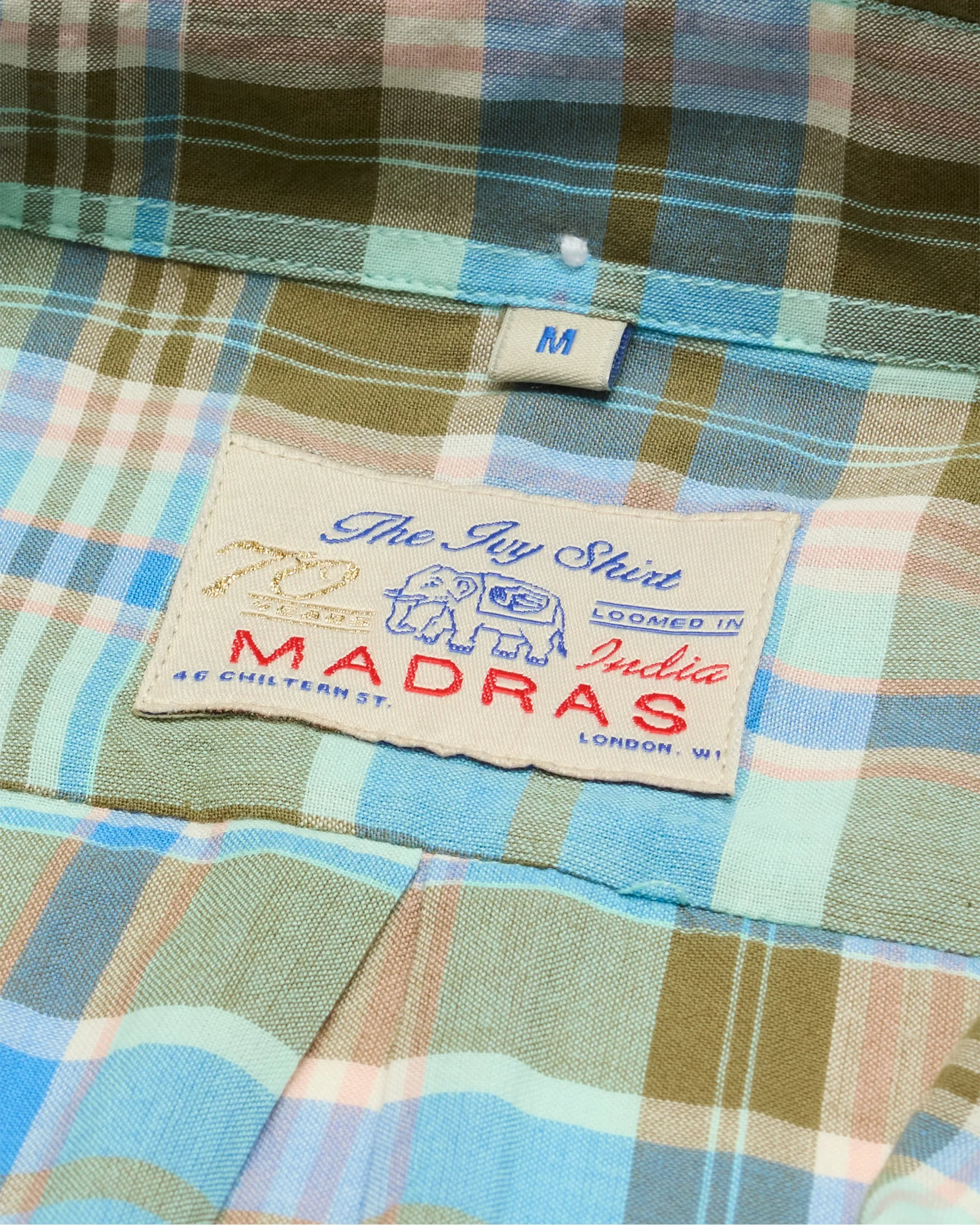 Rollins Madras Shirt sold by John Simons product image thumbnail 4