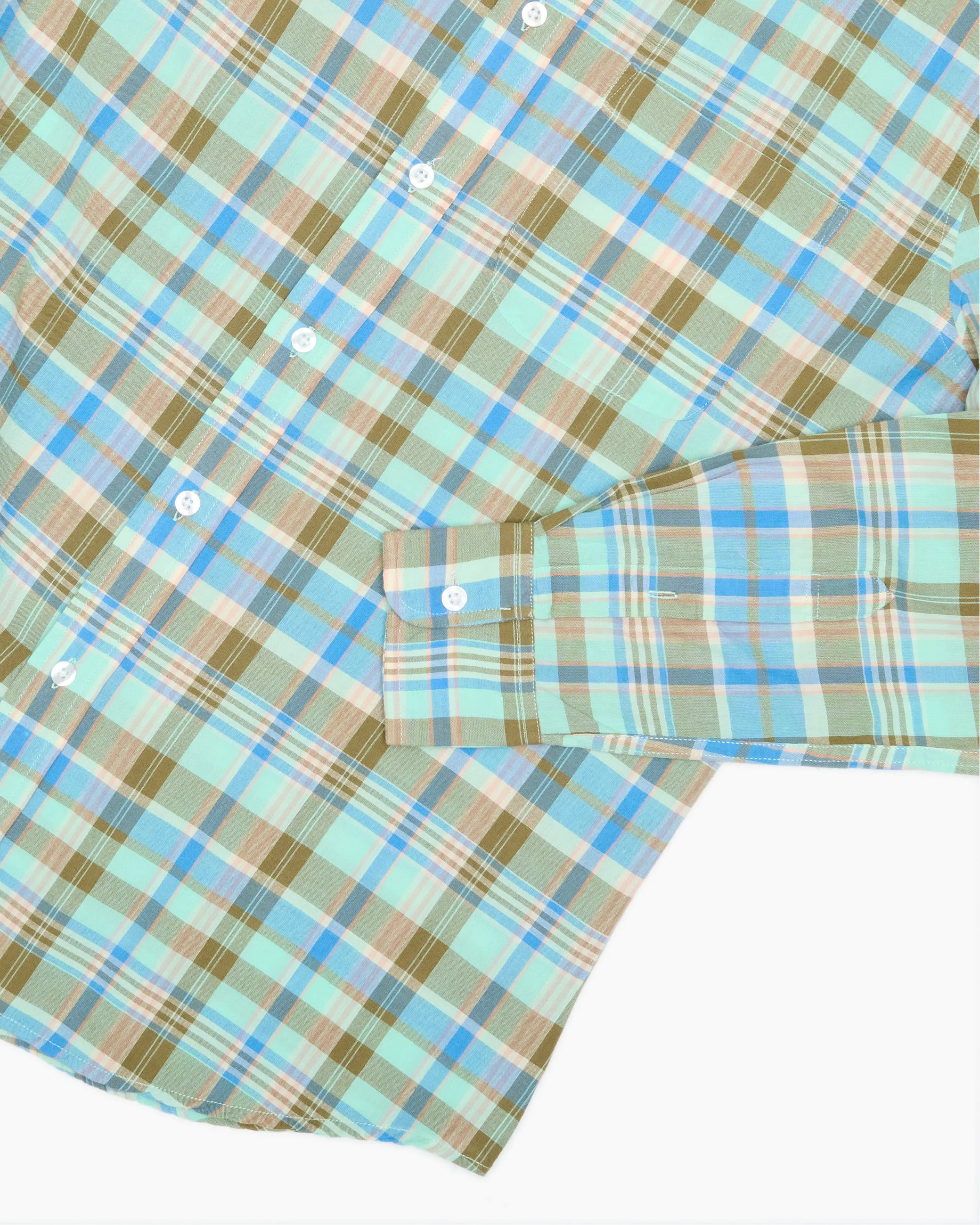 Rollins Madras Shirt sold by John Simons product image thumbnail 3