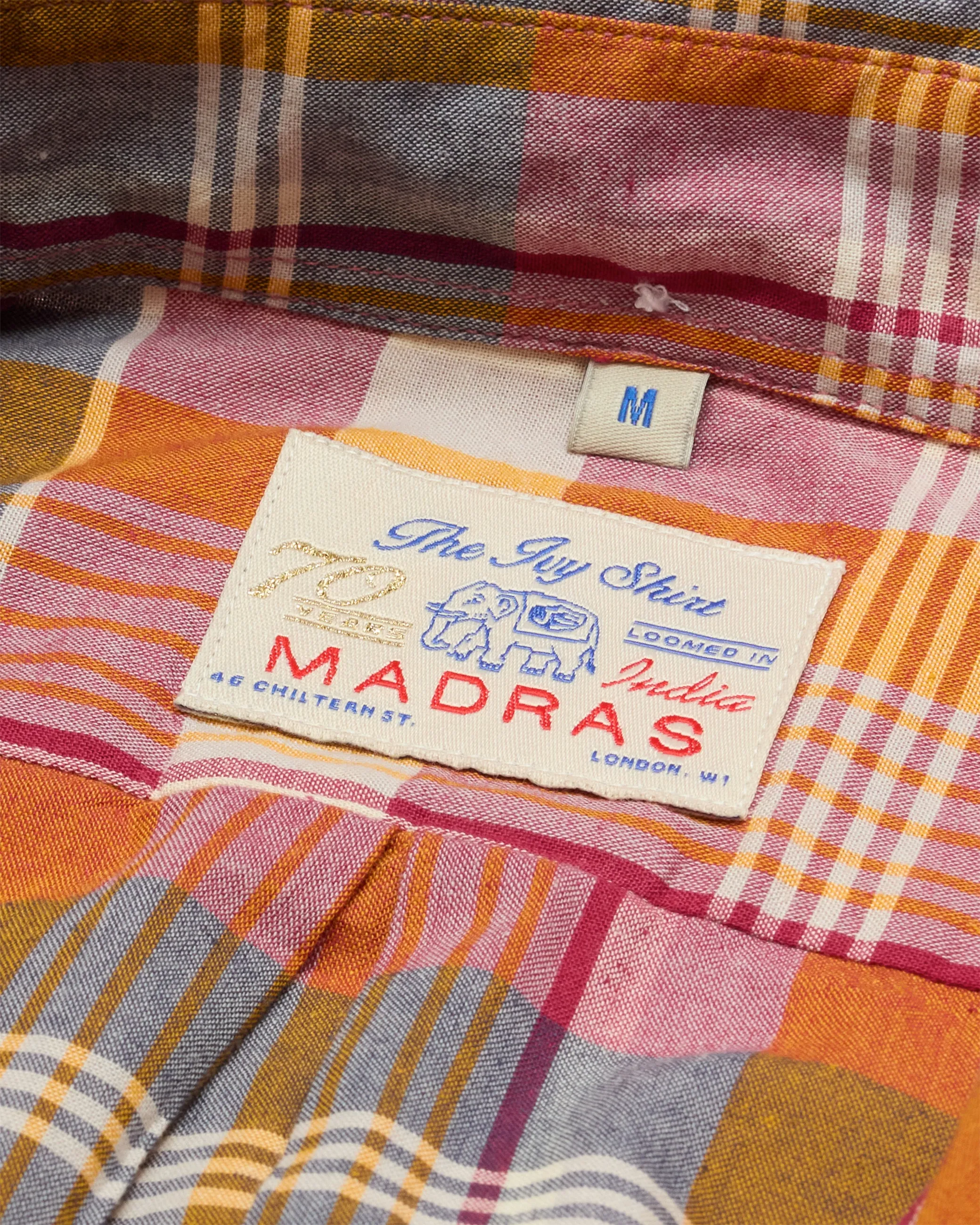 McRae Madras Shirt sold by John Simons product image thumbnail 4