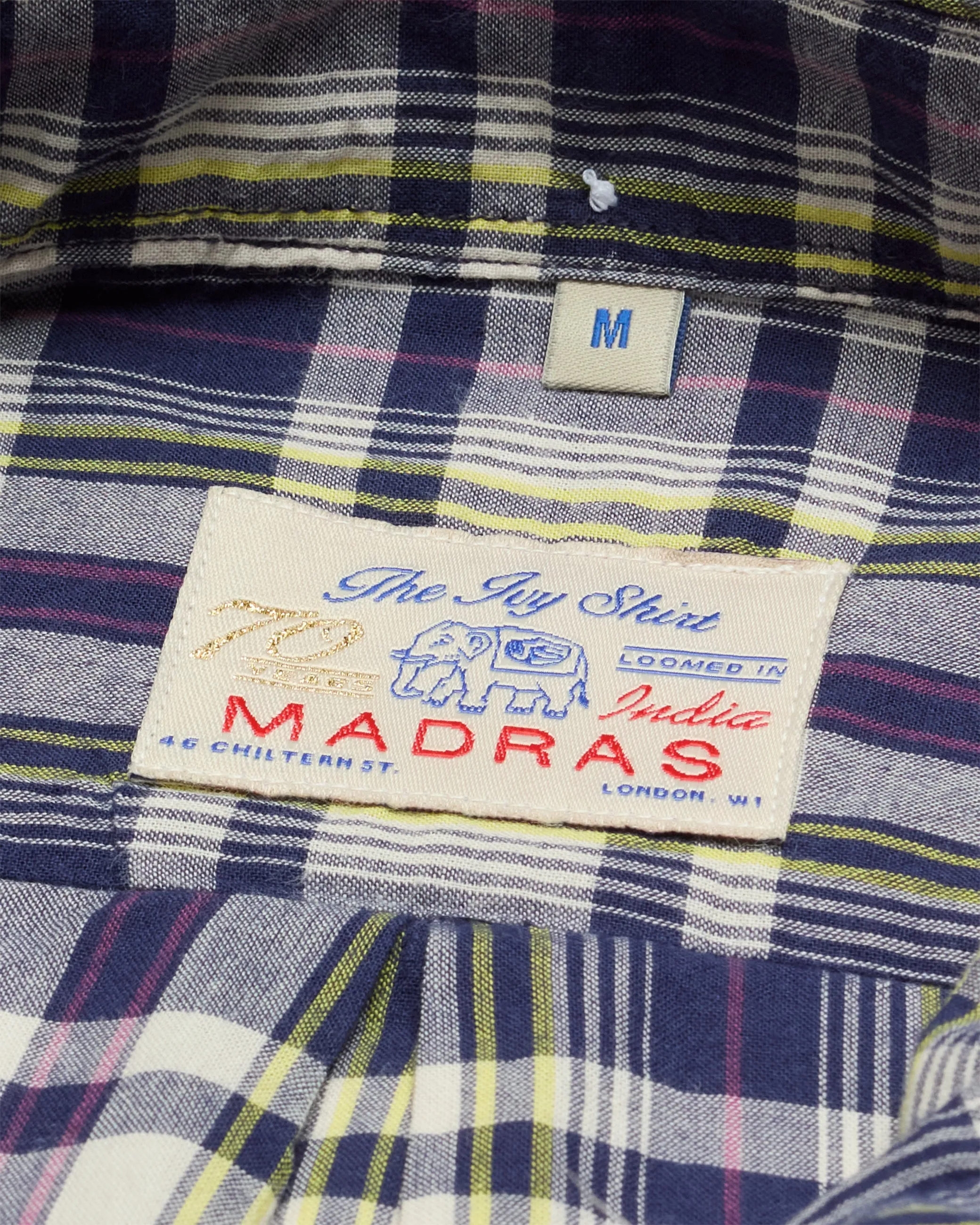 Getz Madras Shirt sold by John Simons product image thumbnail 4