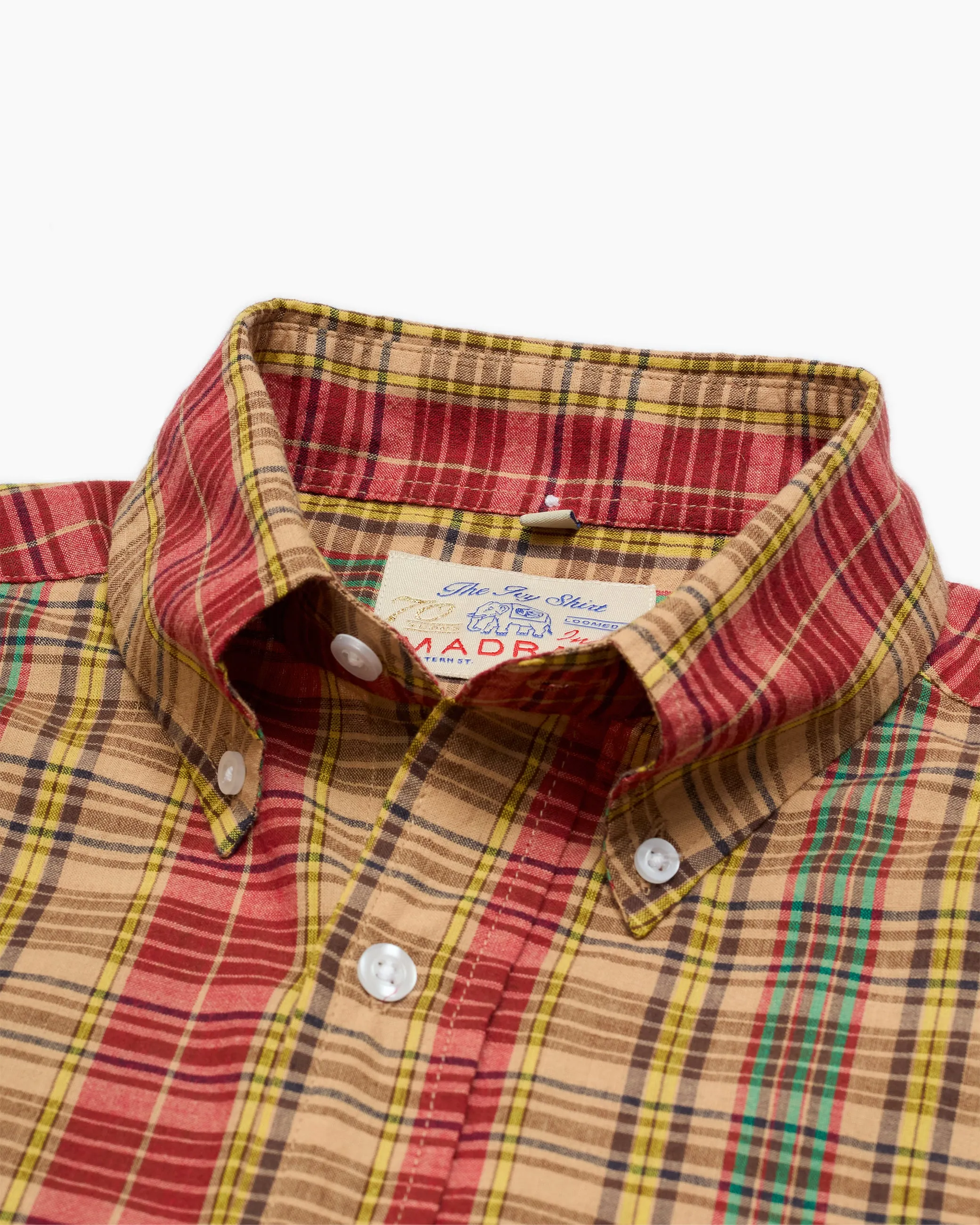 Adderley Madras Shirt sold by John Simons product image thumbnail 2