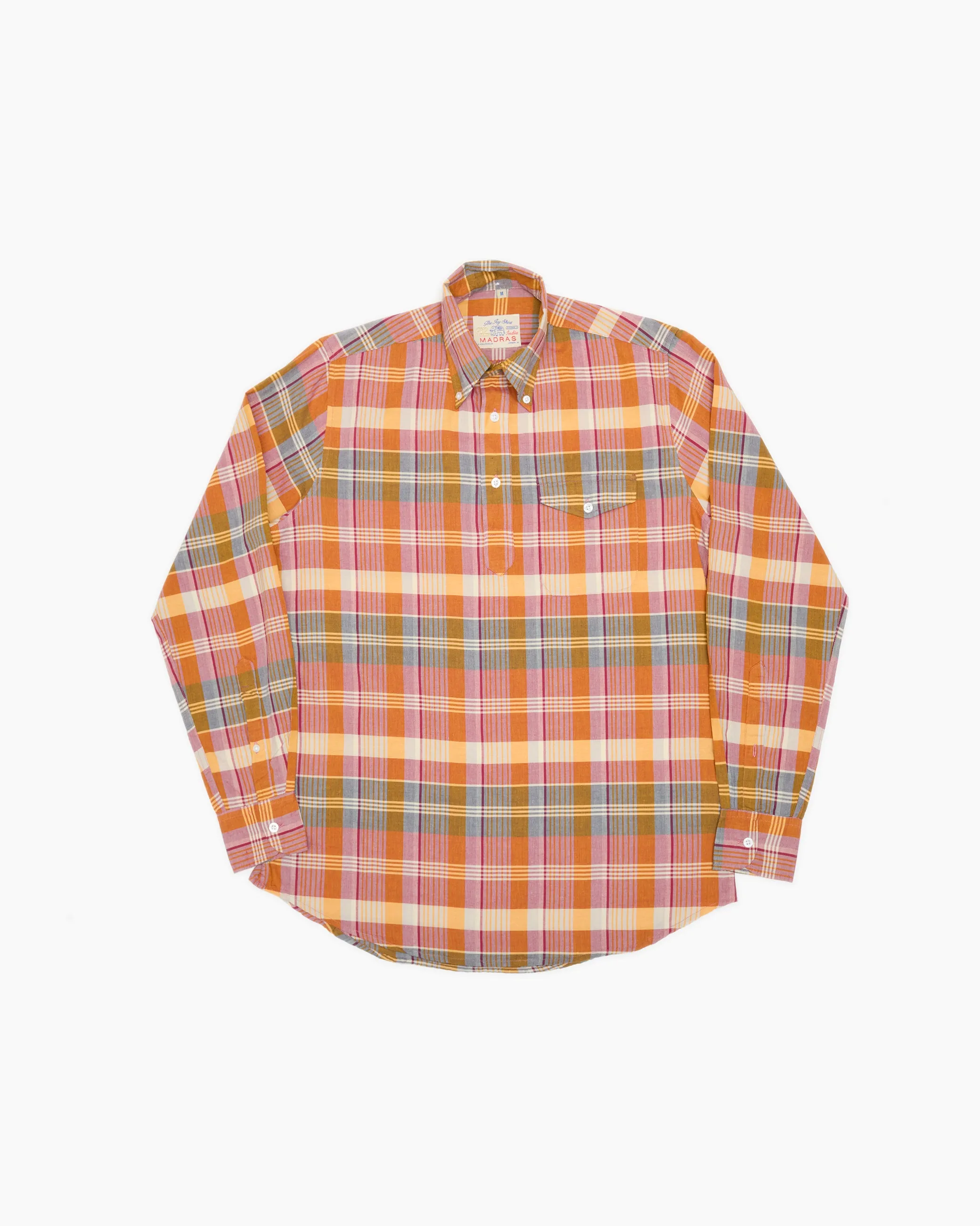 McRae Popover Madras Shirt sold by John Simons
