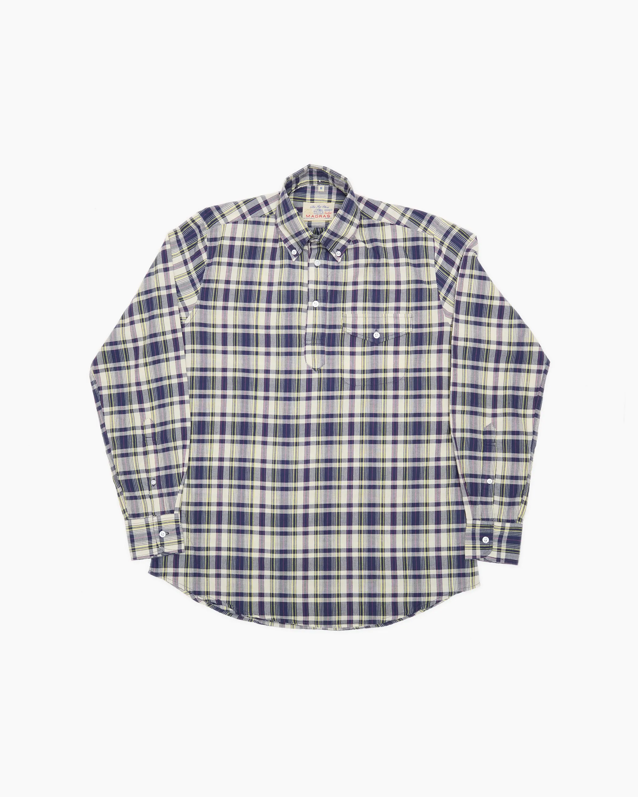 Getz Popover Madras Shirt sold by John Simons