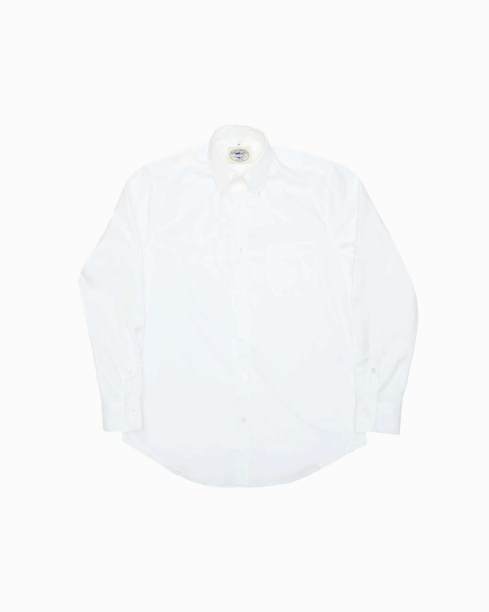 White Pinpoint Ivy Shirt sold by John Simons