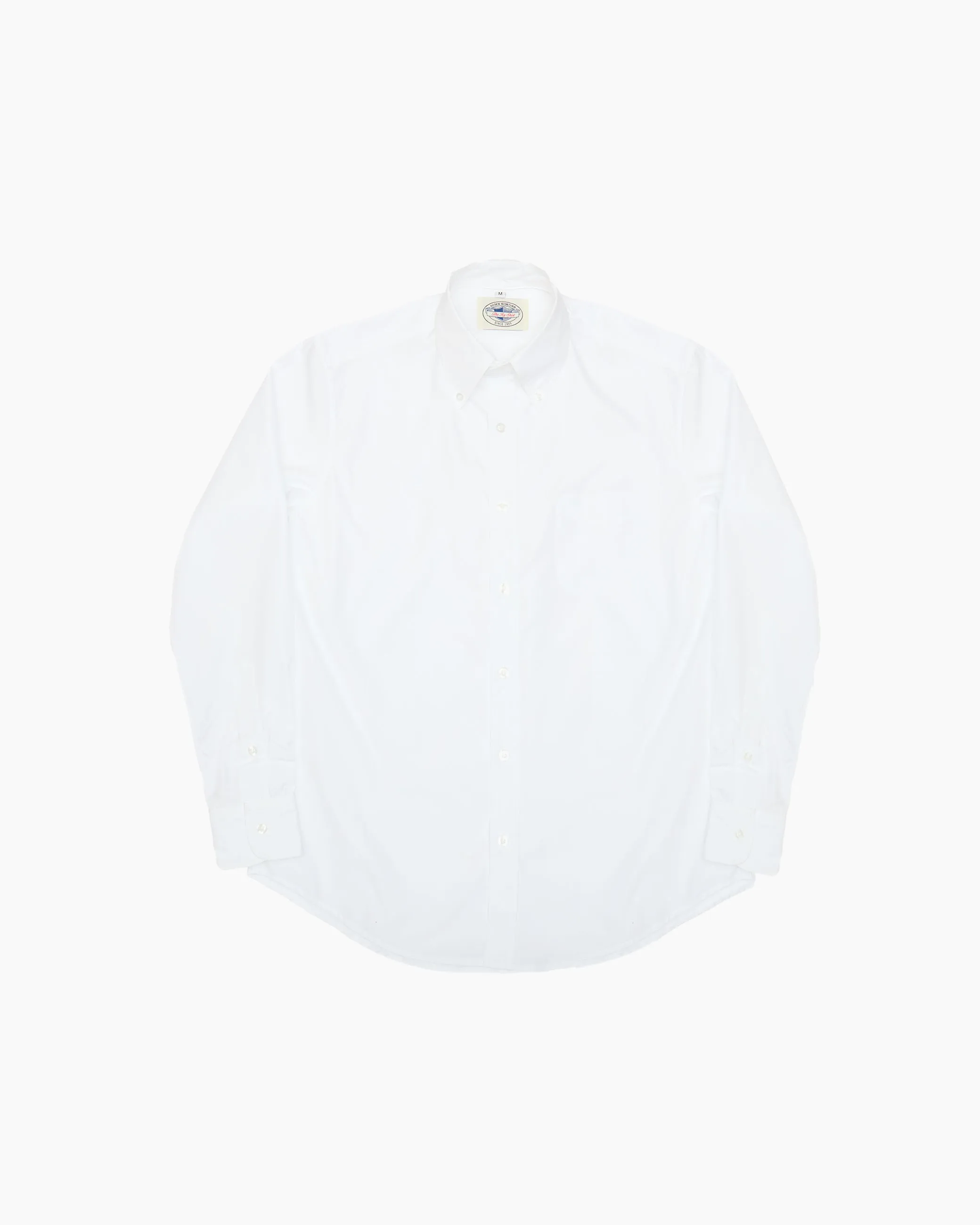 White Poplin Ivy Shirt sold by John Simons