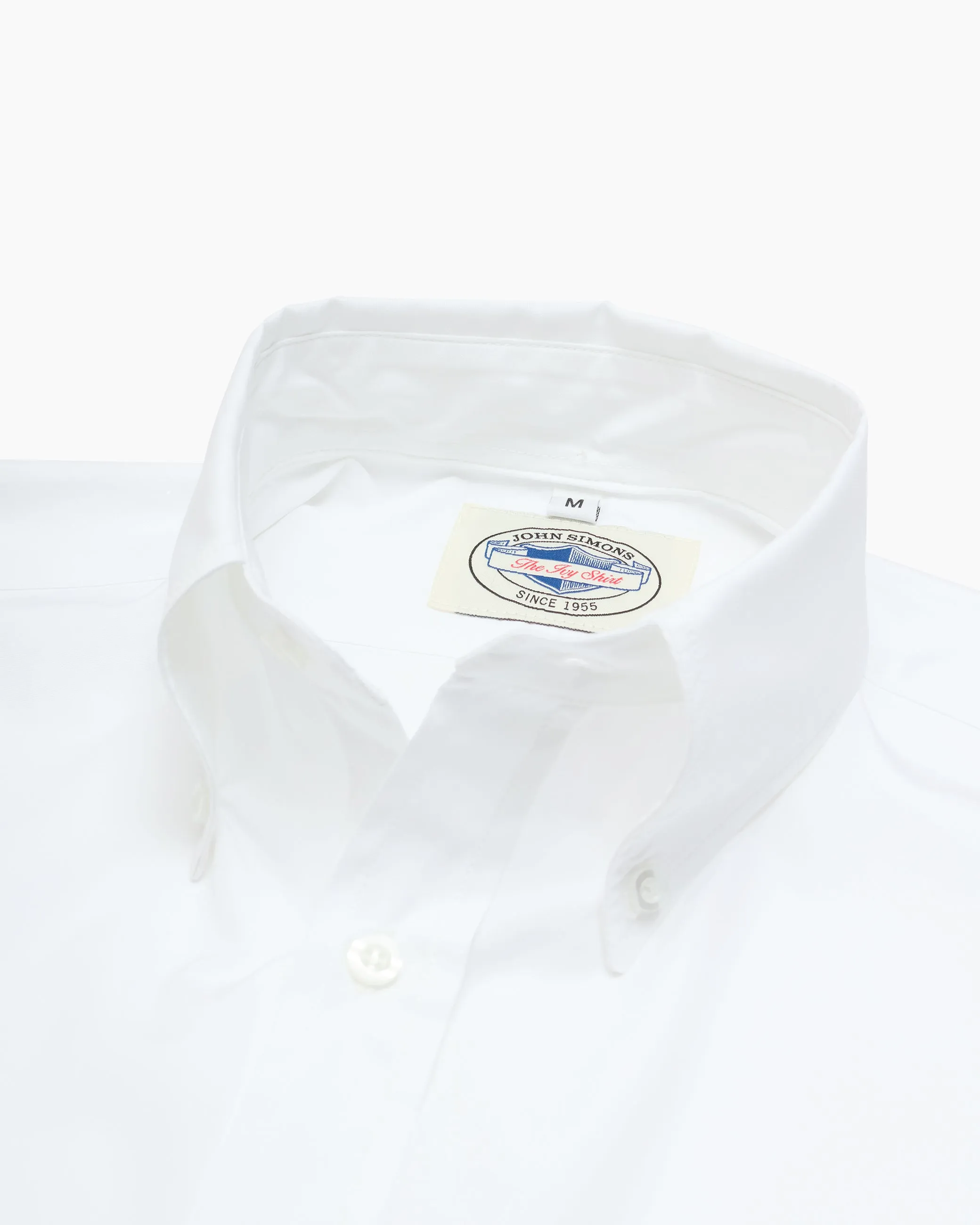 White Poplin Ivy Shirt sold by John Simons product image thumbnail 2