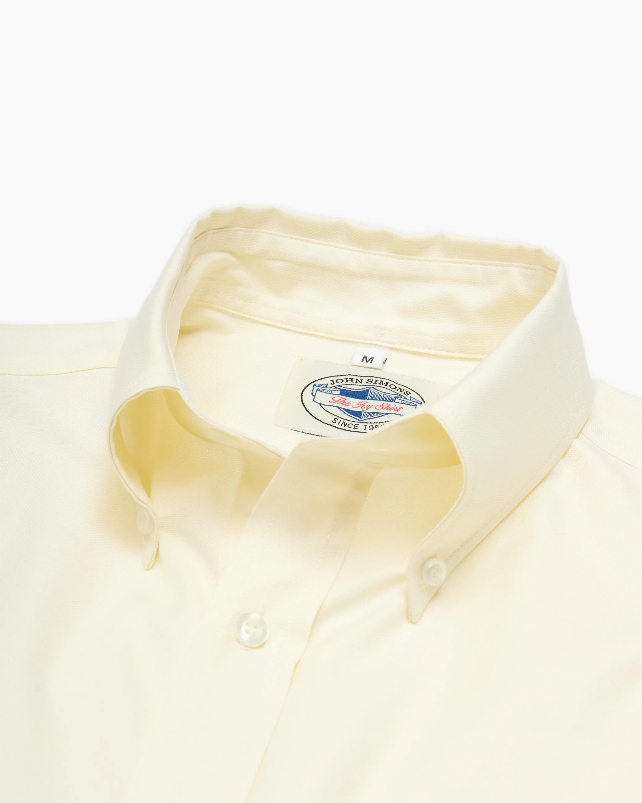 Cream Birdseye Ivy Shirt sold by John Simons product image thumbnail 2