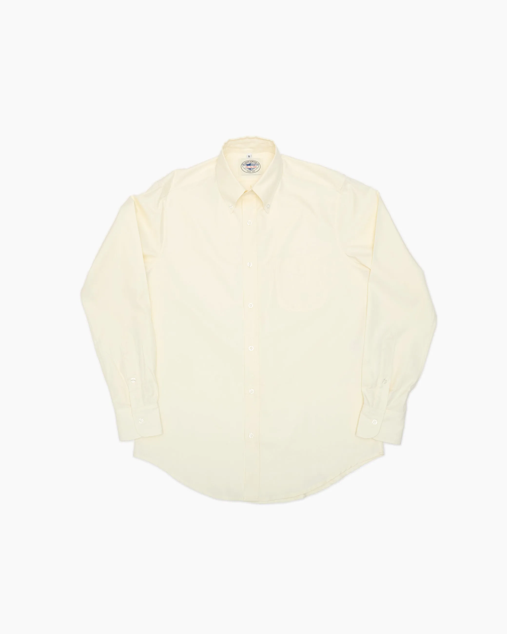 Cream Birdseye Ivy Shirt sold by John Simons