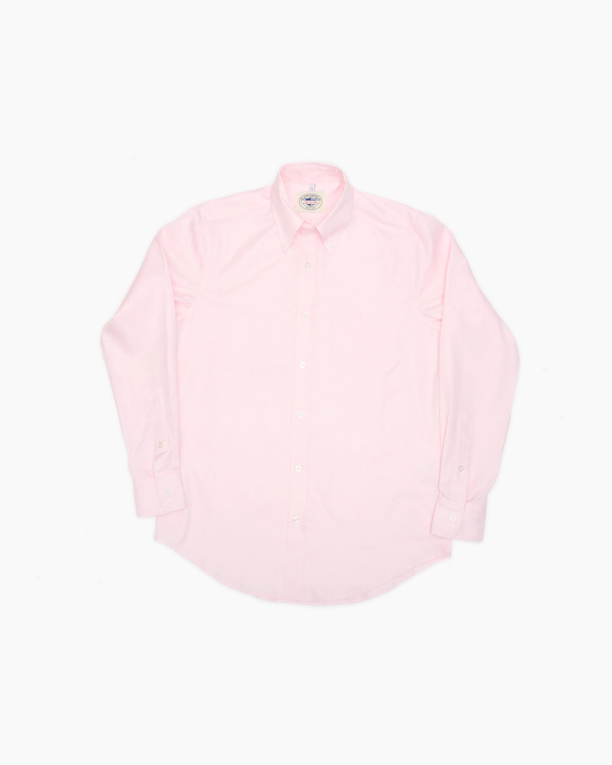 Pink Minicheck Ivy Shirt sold by John Simons