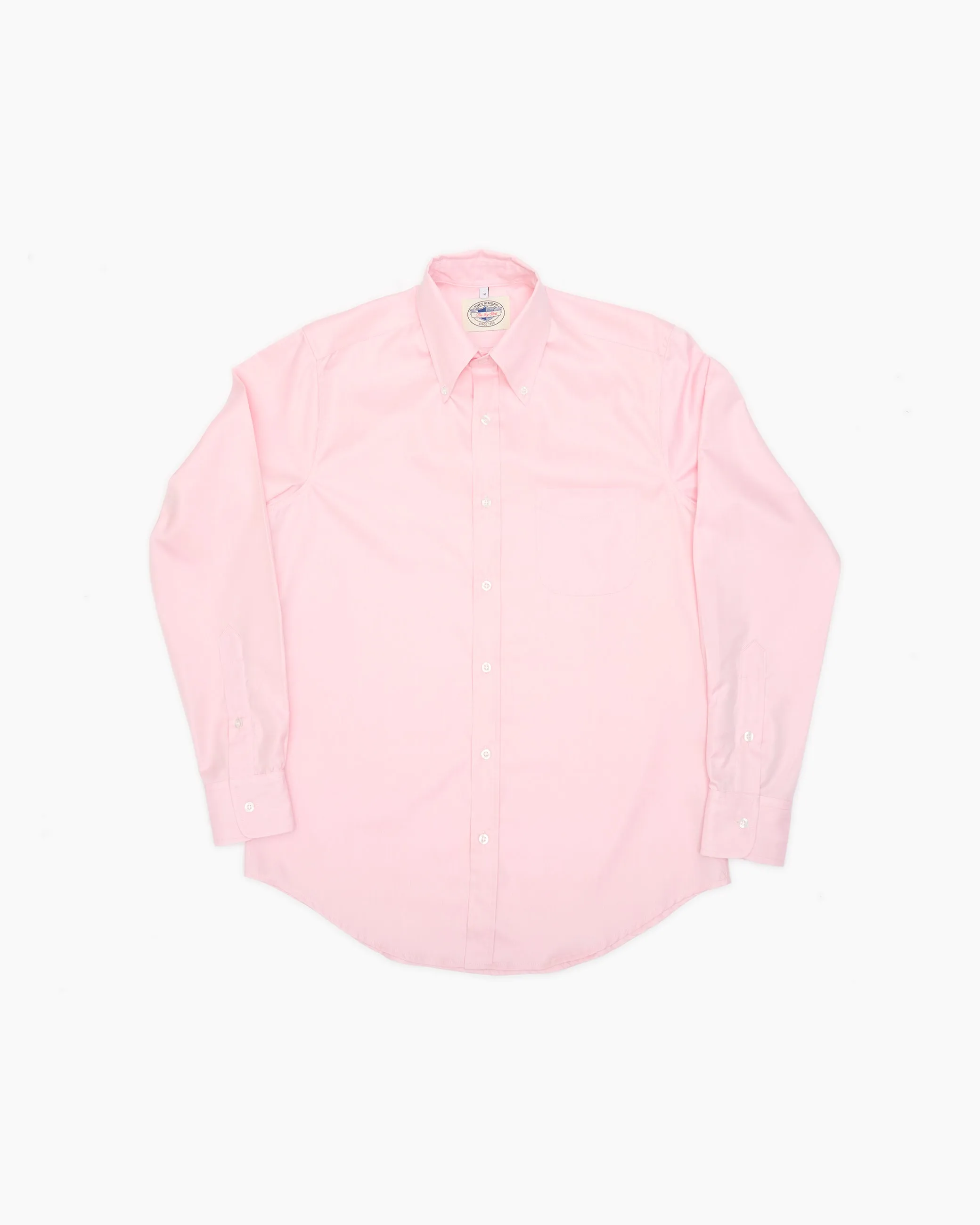 Pink Birdseye Ivy Shirt sold by John Simons