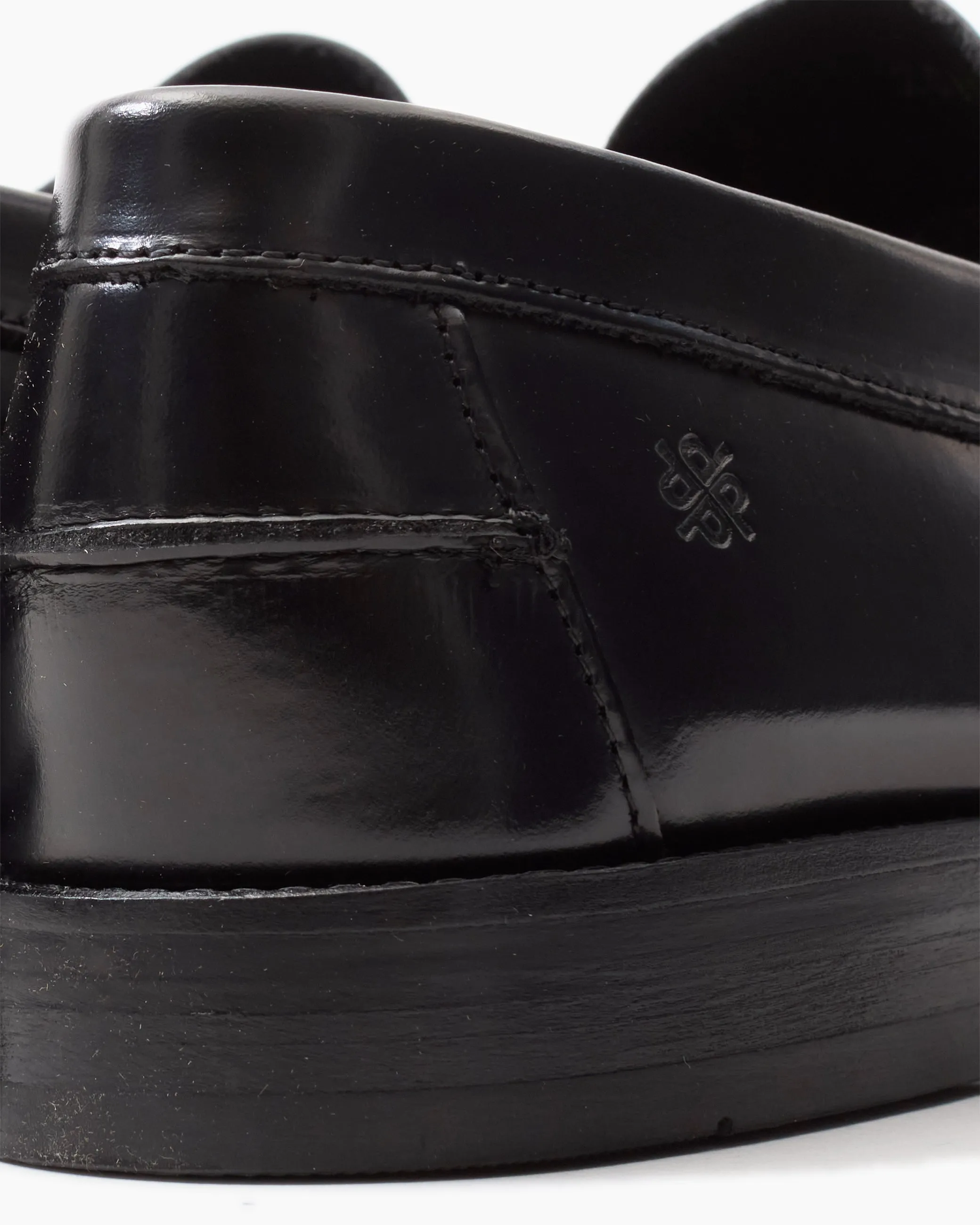 Black Dallas Polido Leather Loafer sold by John Simons product image thumbnail 4