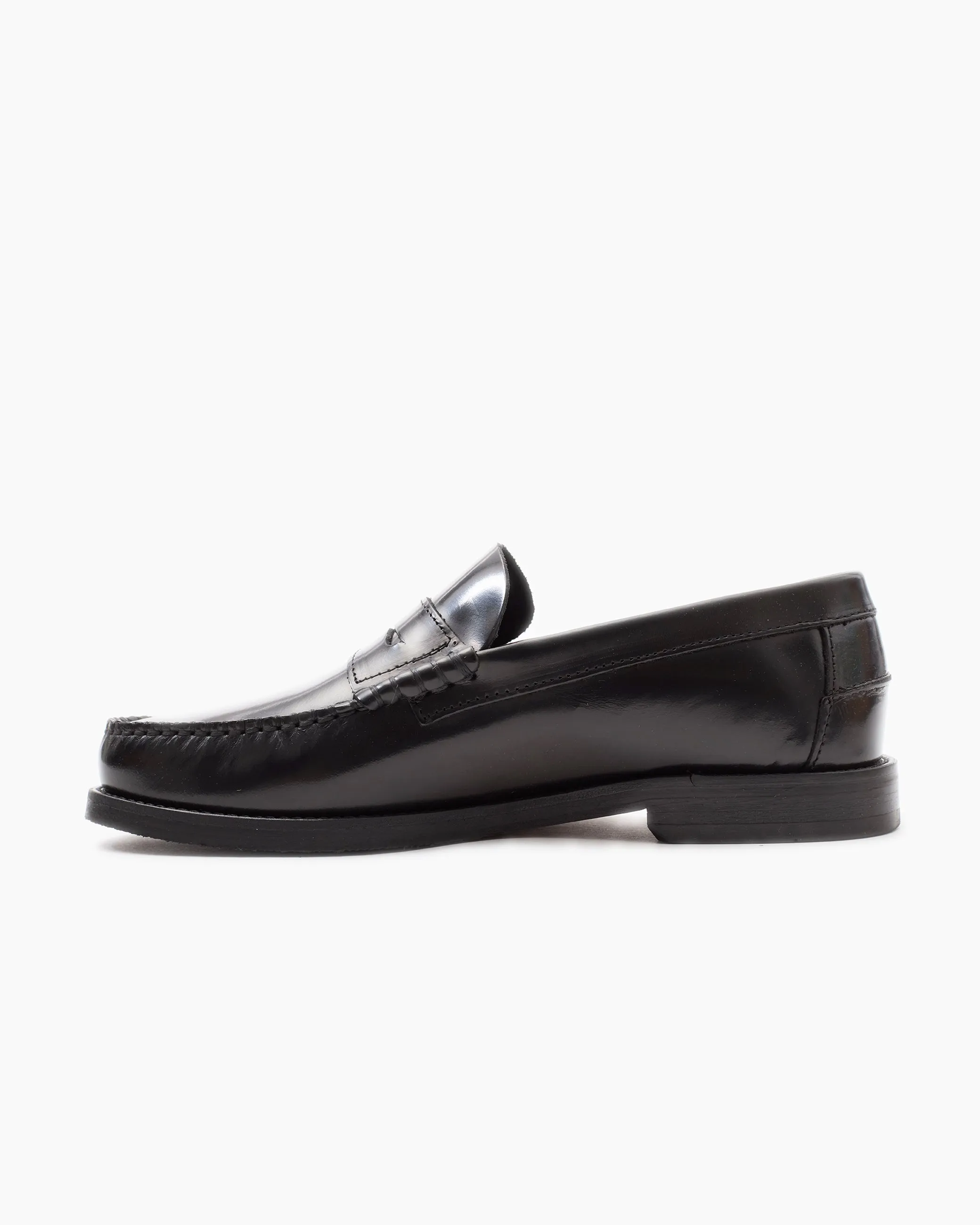 Black Dallas Polido Leather Loafer sold by John Simons product image thumbnail 5