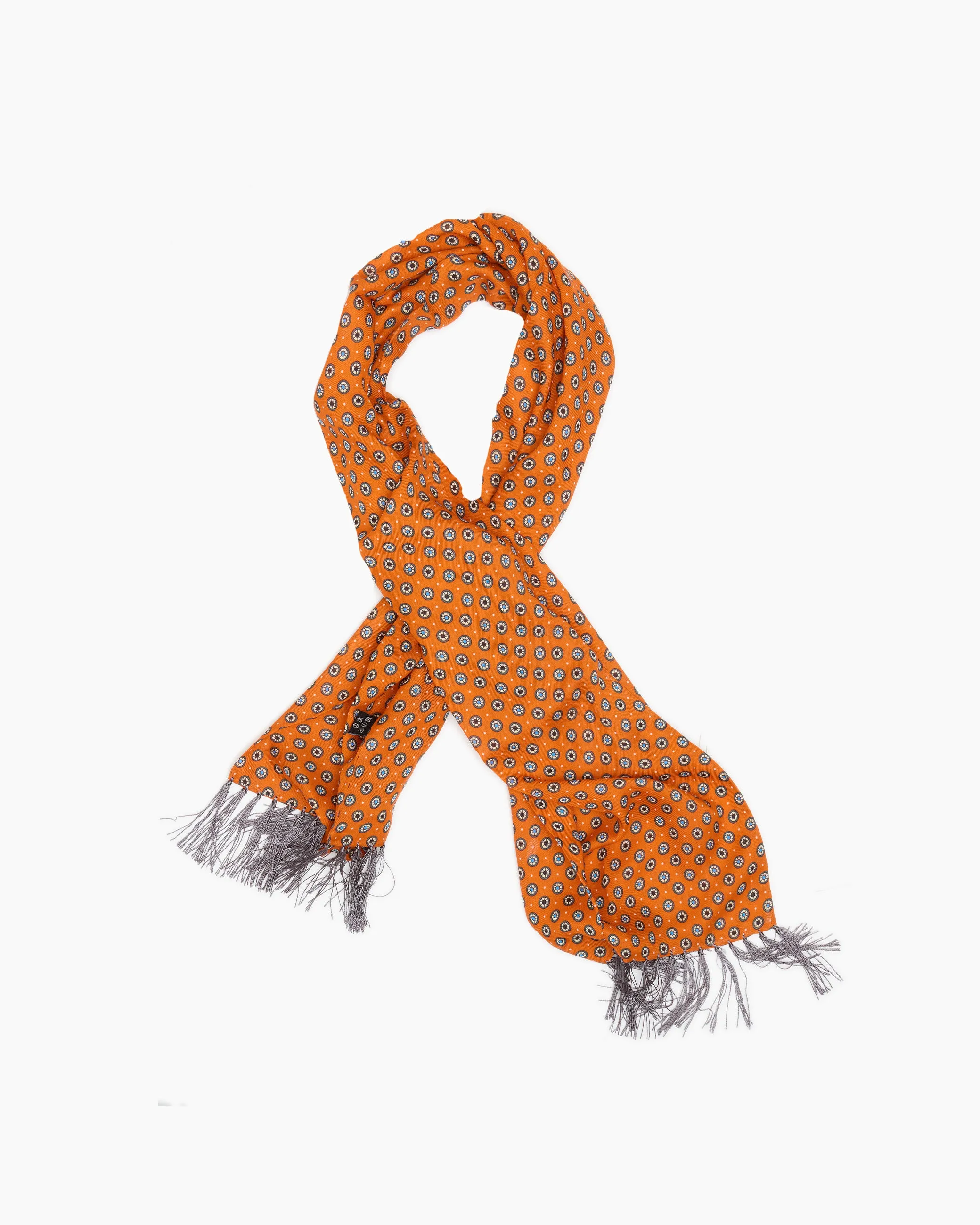 Marmalade Wheel Fringed Scarf sold by John Simons