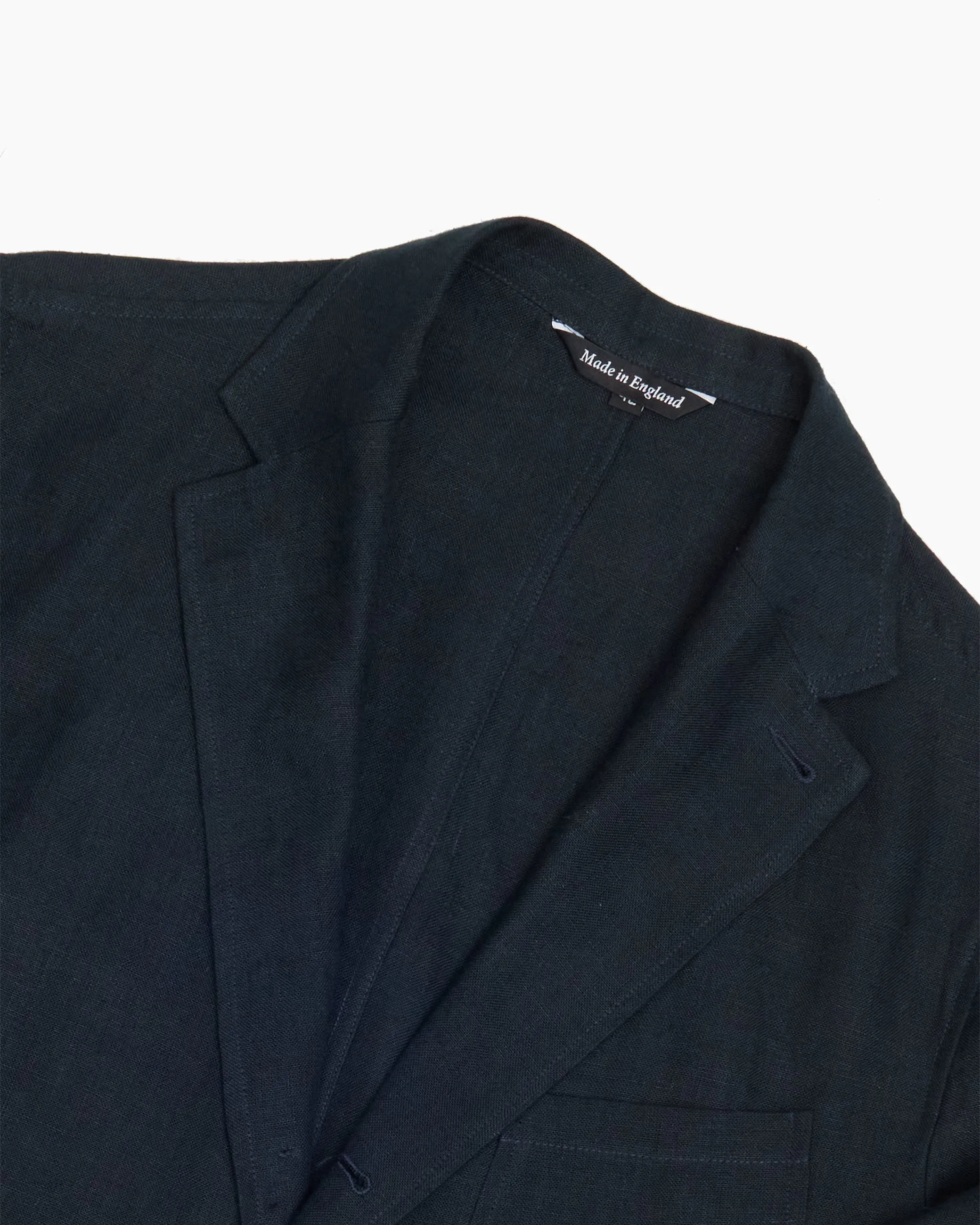 Navy Linen Ivy Jacket sold by John Simons product image thumbnail 2