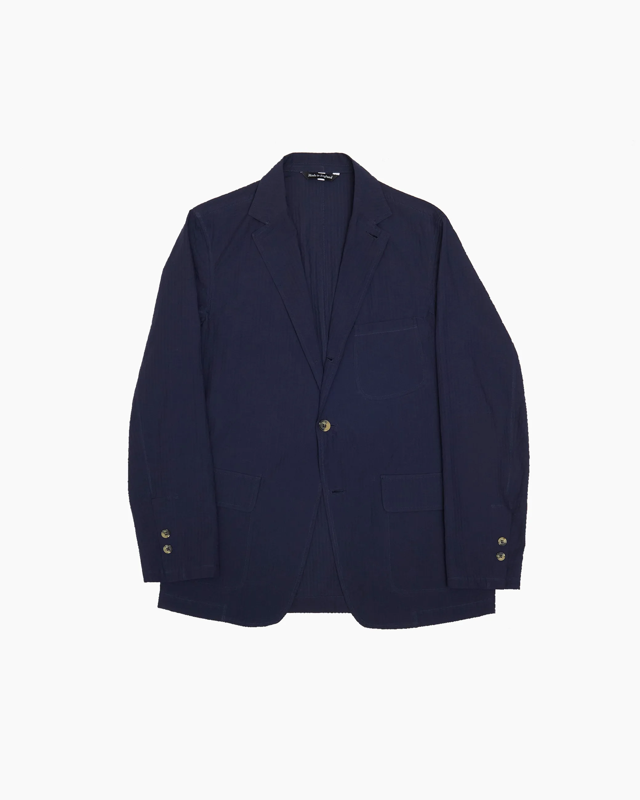 Navy Seersucker Ivy Jacket sold by John Simons