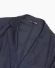 Navy Summer Wool Hopsack Ivy Jacket sold by John Simons